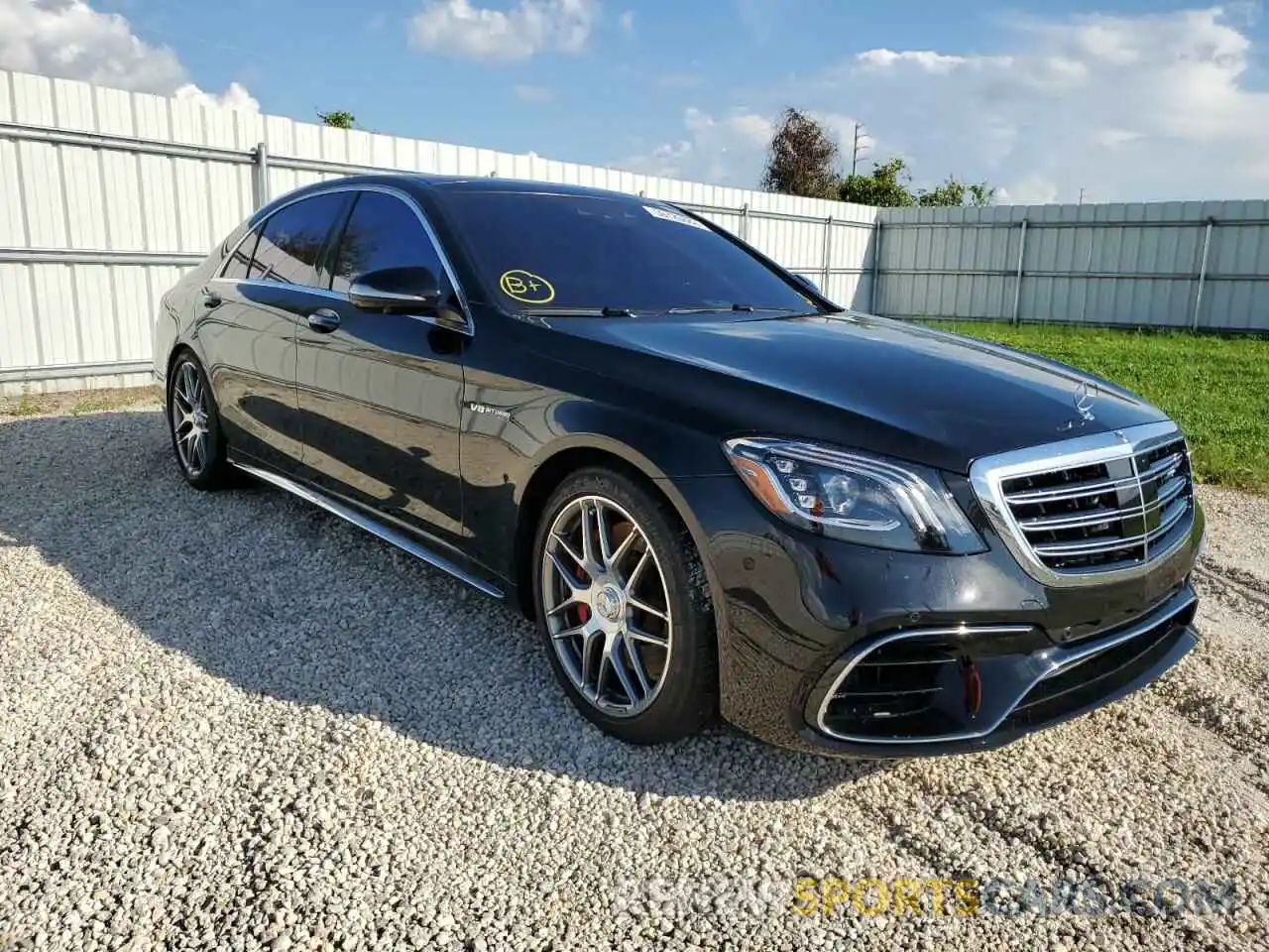 1 Photograph of a damaged car WDDUG8JB3KA483742 MERCEDES-BENZ S-CLASS 2019