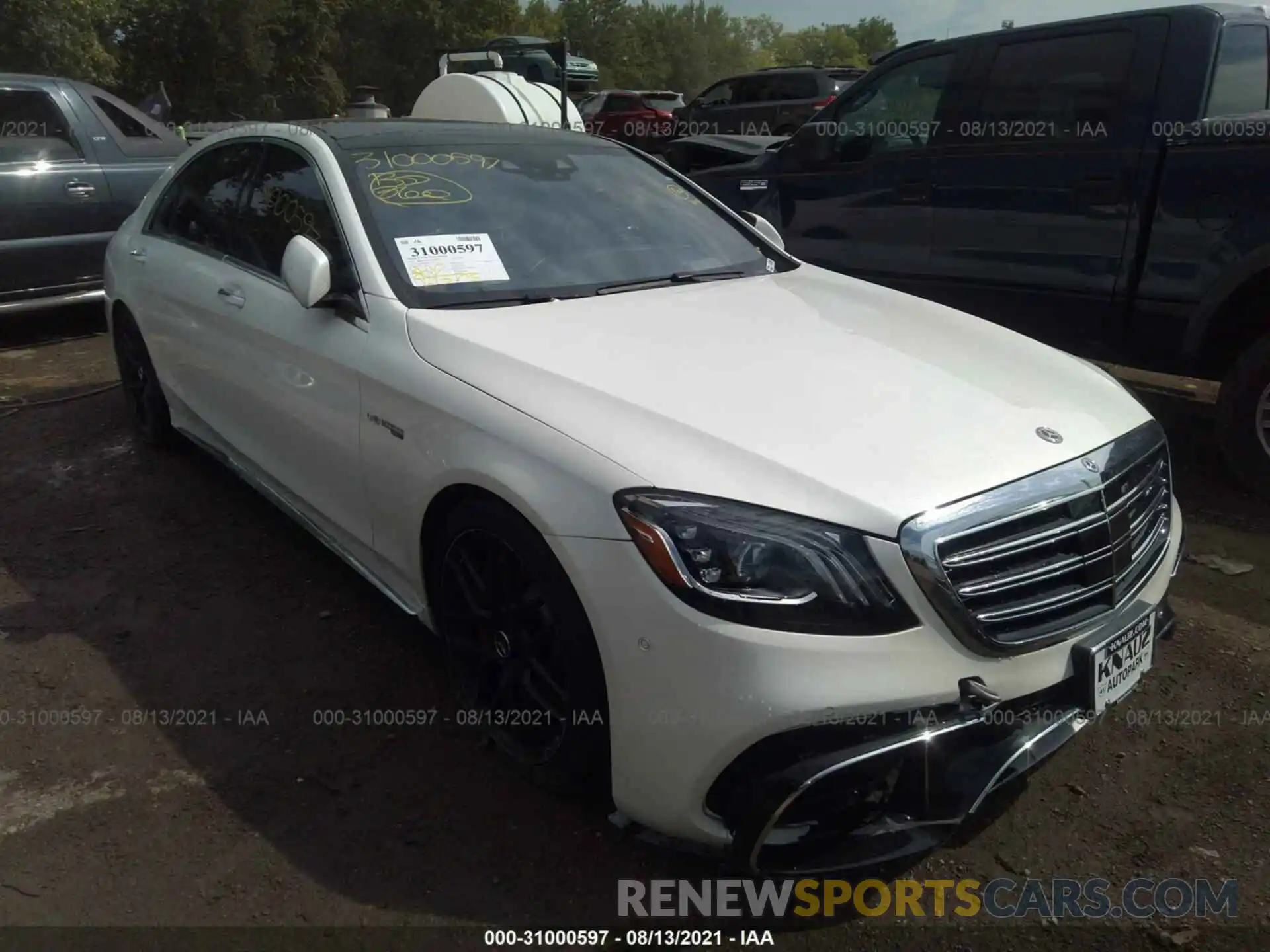 1 Photograph of a damaged car WDDUG8JB7KA480231 MERCEDES-BENZ S-CLASS 2019