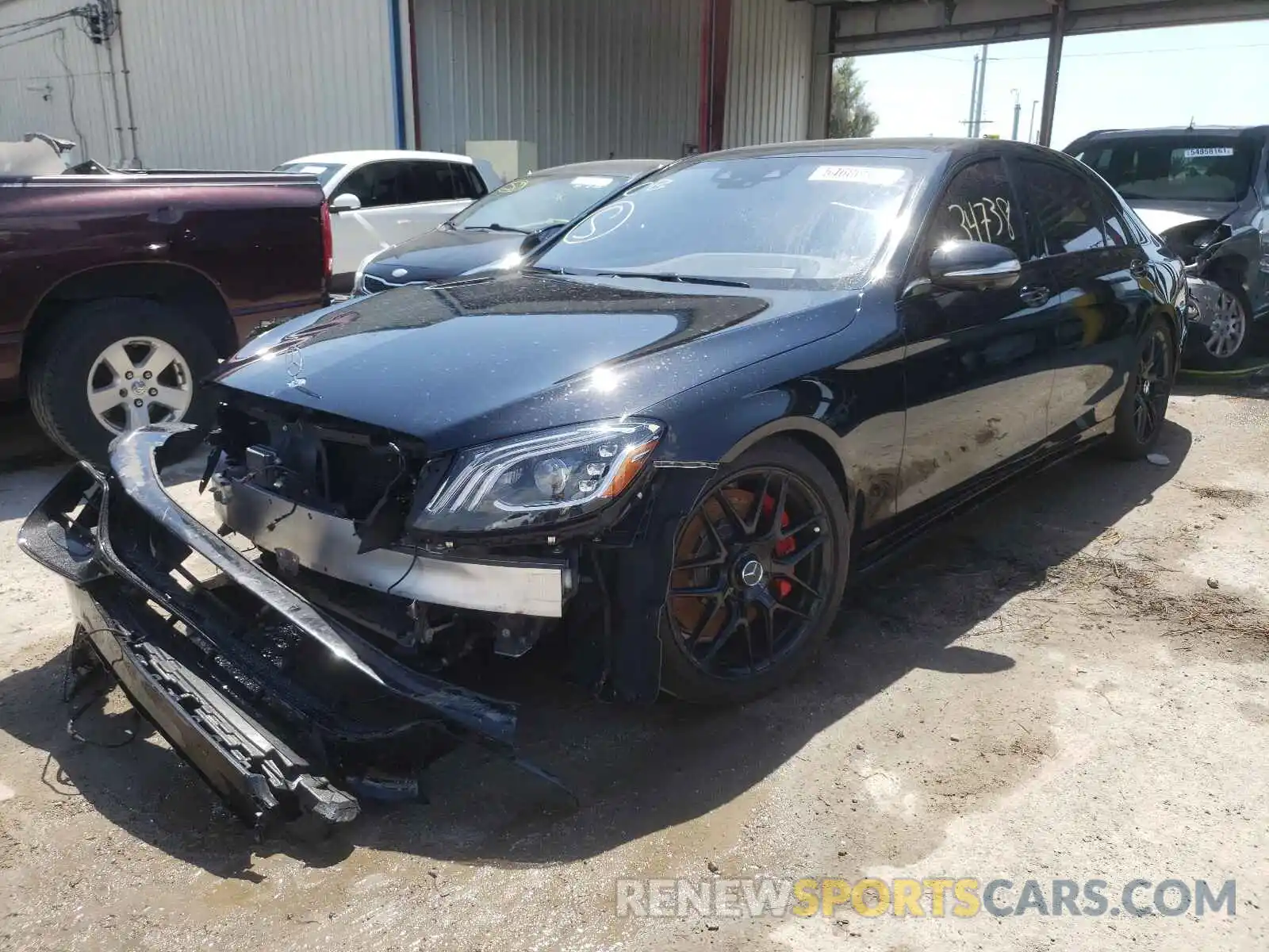 2 Photograph of a damaged car WDDUG8JB8KA427568 MERCEDES-BENZ S-CLASS 2019