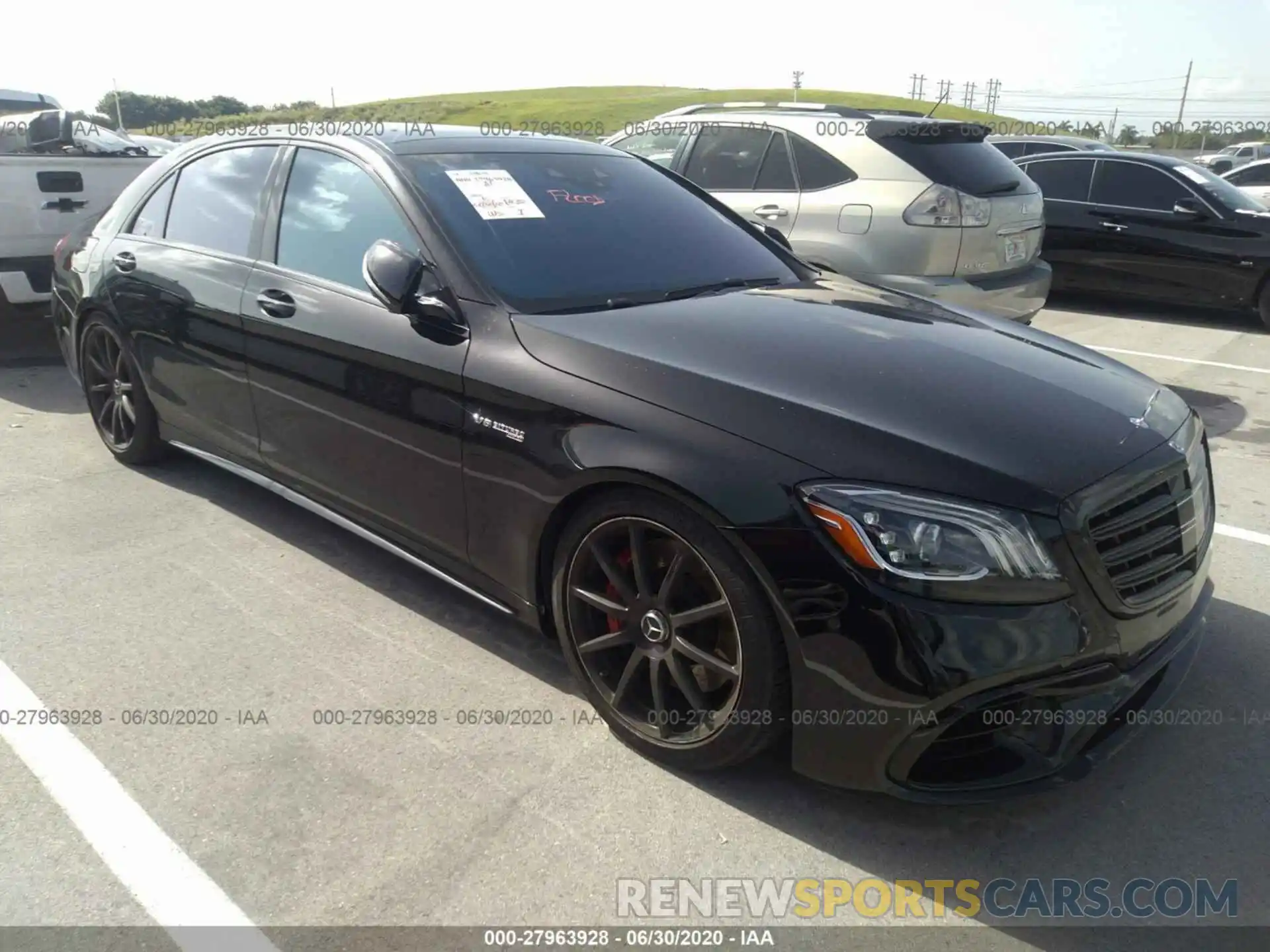 1 Photograph of a damaged car WDDUG8JB8KA427702 MERCEDES-BENZ S-CLASS 2019