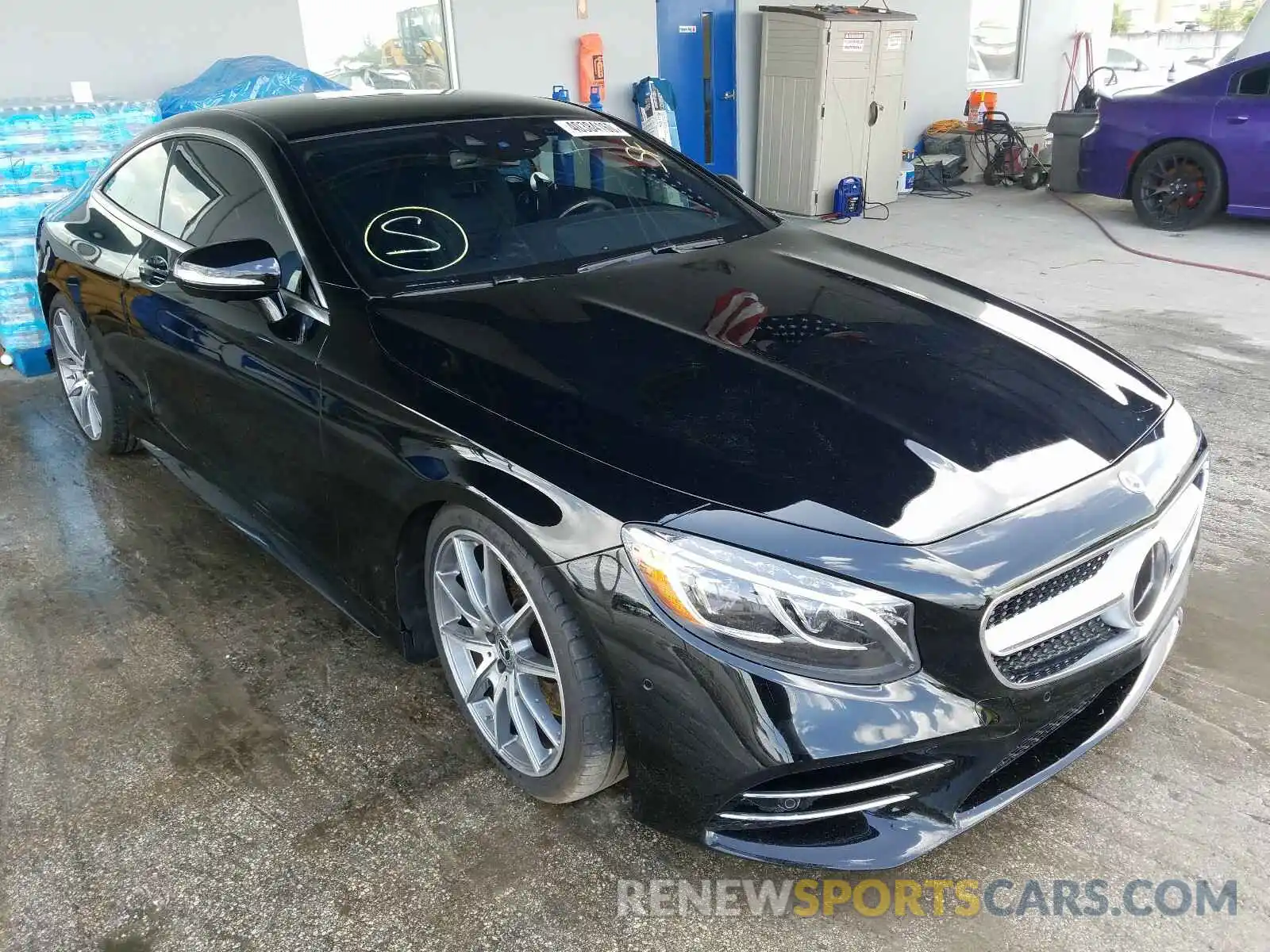 1 Photograph of a damaged car WDDXJ8GB1KA035988 MERCEDES-BENZ S CLASS 2019