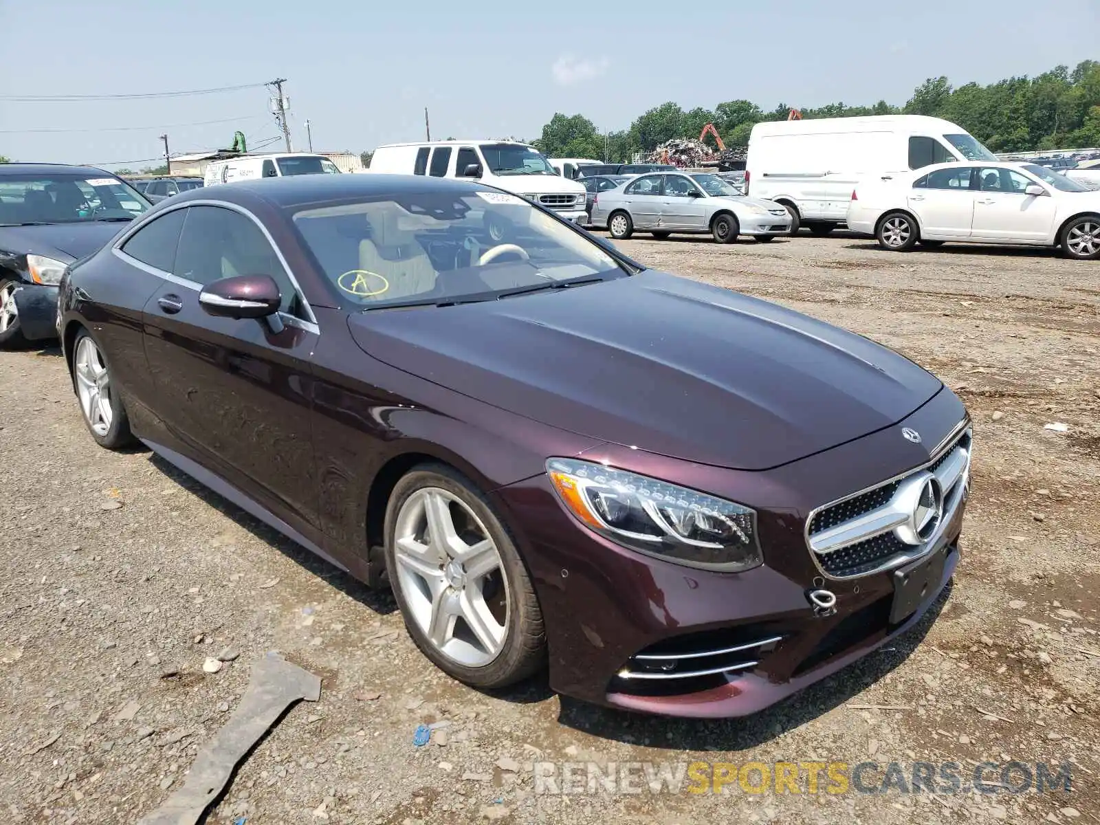 1 Photograph of a damaged car WDDXJ8GB2KA038849 MERCEDES-BENZ S-CLASS 2019