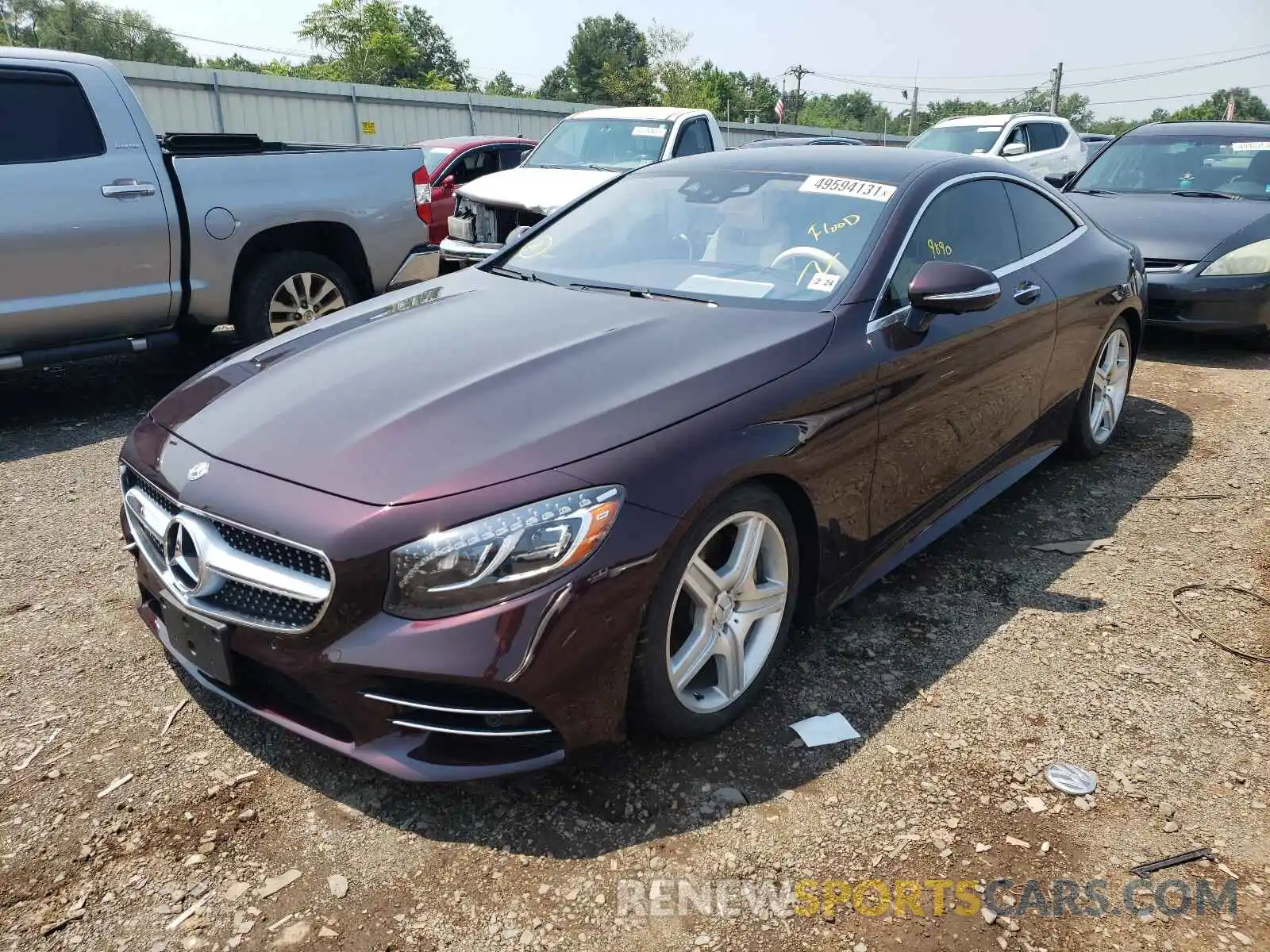 2 Photograph of a damaged car WDDXJ8GB2KA038849 MERCEDES-BENZ S-CLASS 2019