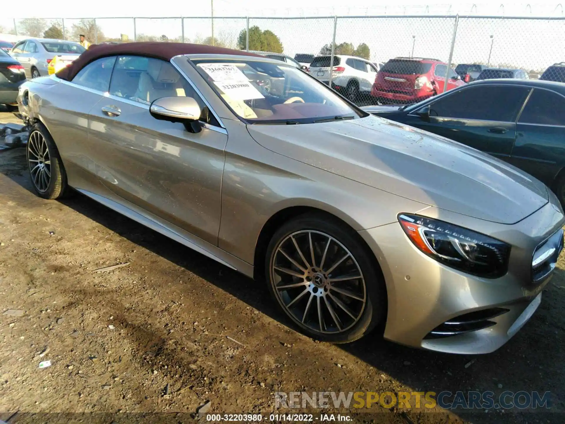 1 Photograph of a damaged car WDDXK8DB4KA038868 MERCEDES-BENZ S-CLASS 2019