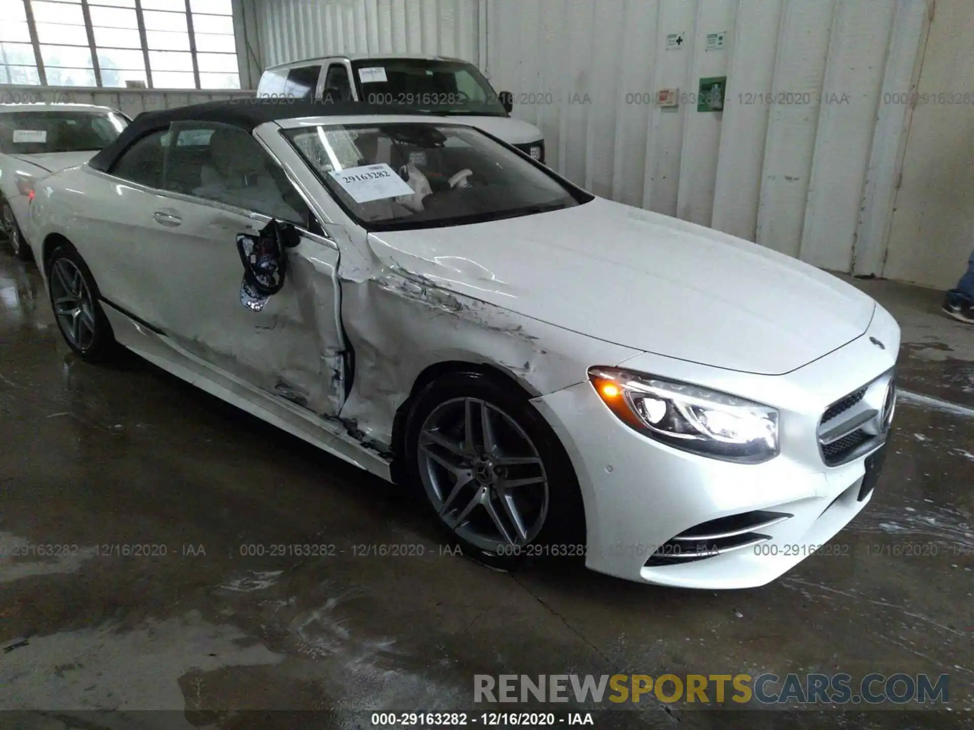 1 Photograph of a damaged car WDDXK8DB4KA039521 MERCEDES-BENZ S-CLASS 2019