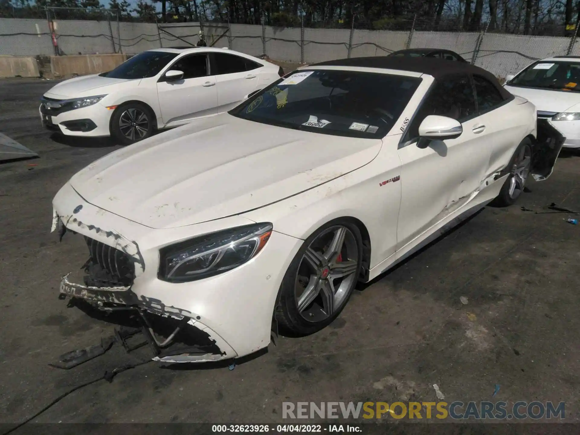 2 Photograph of a damaged car WDDXK8JB1KA039433 MERCEDES-BENZ S-CLASS 2019