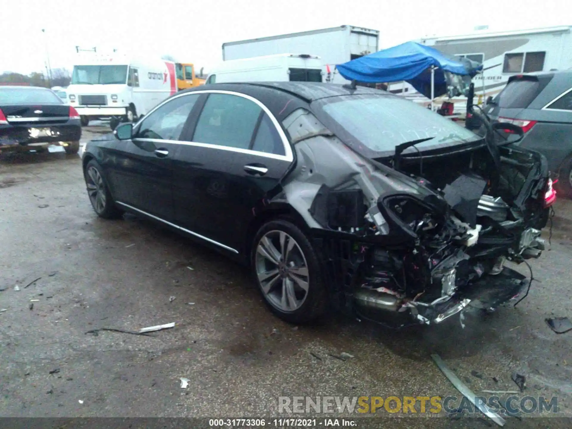 3 Photograph of a damaged car W1KUG6EB3LA553787 MERCEDES-BENZ S-CLASS 2020