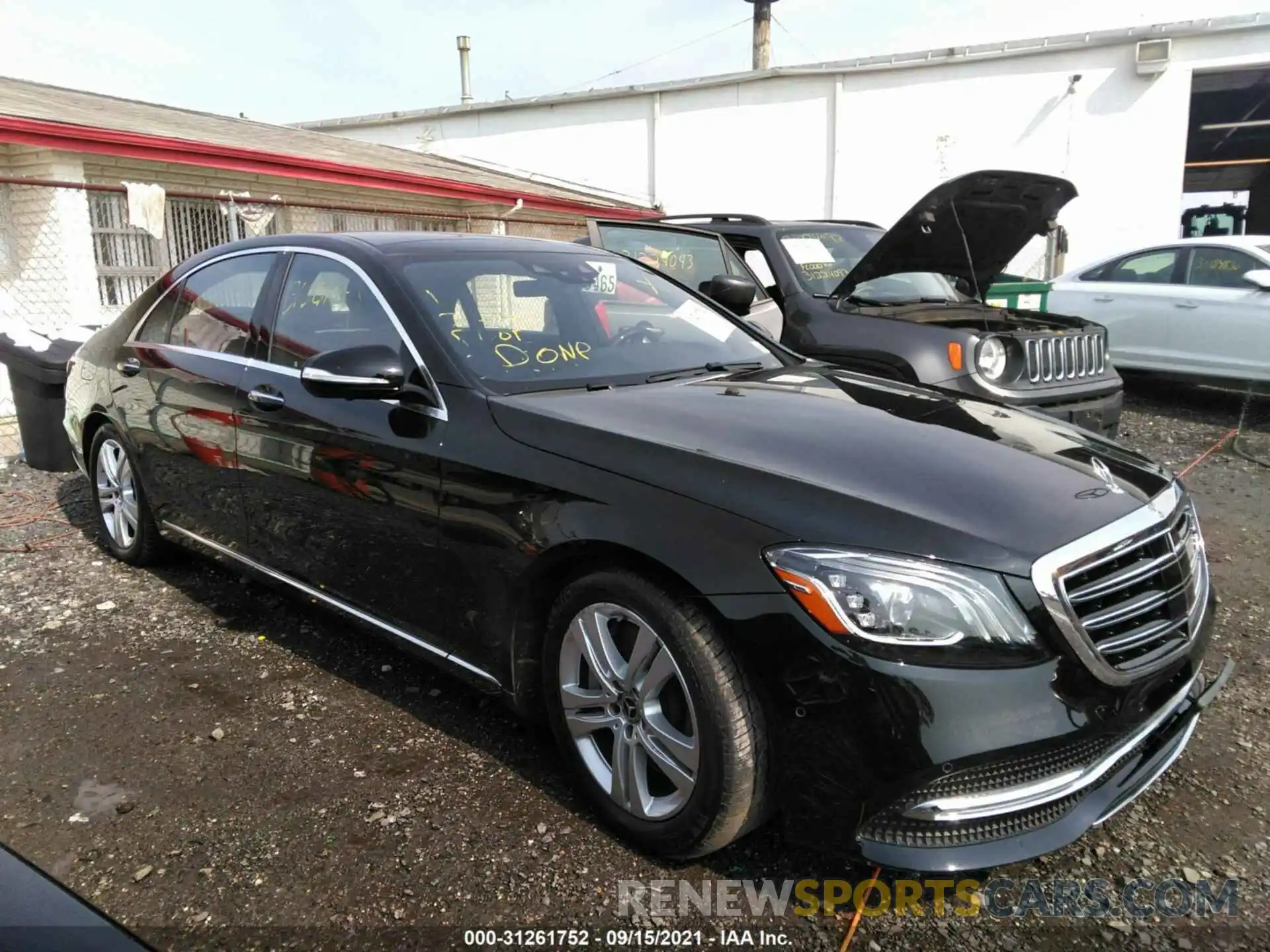 1 Photograph of a damaged car W1KUG6EB8LA529632 MERCEDES-BENZ S-CLASS 2020