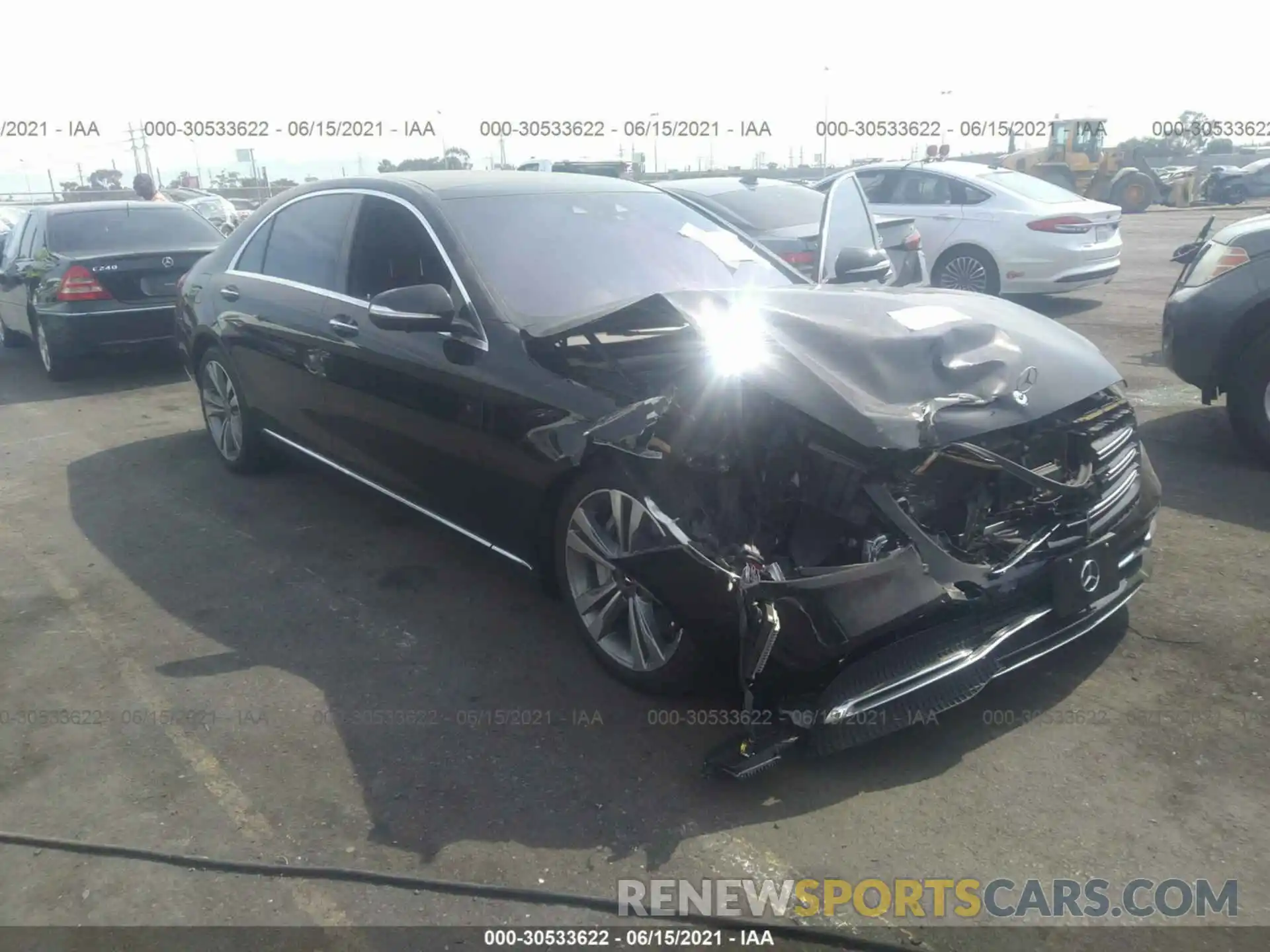 1 Photograph of a damaged car W1KUG6GB3LA559716 MERCEDES-BENZ S-CLASS 2020