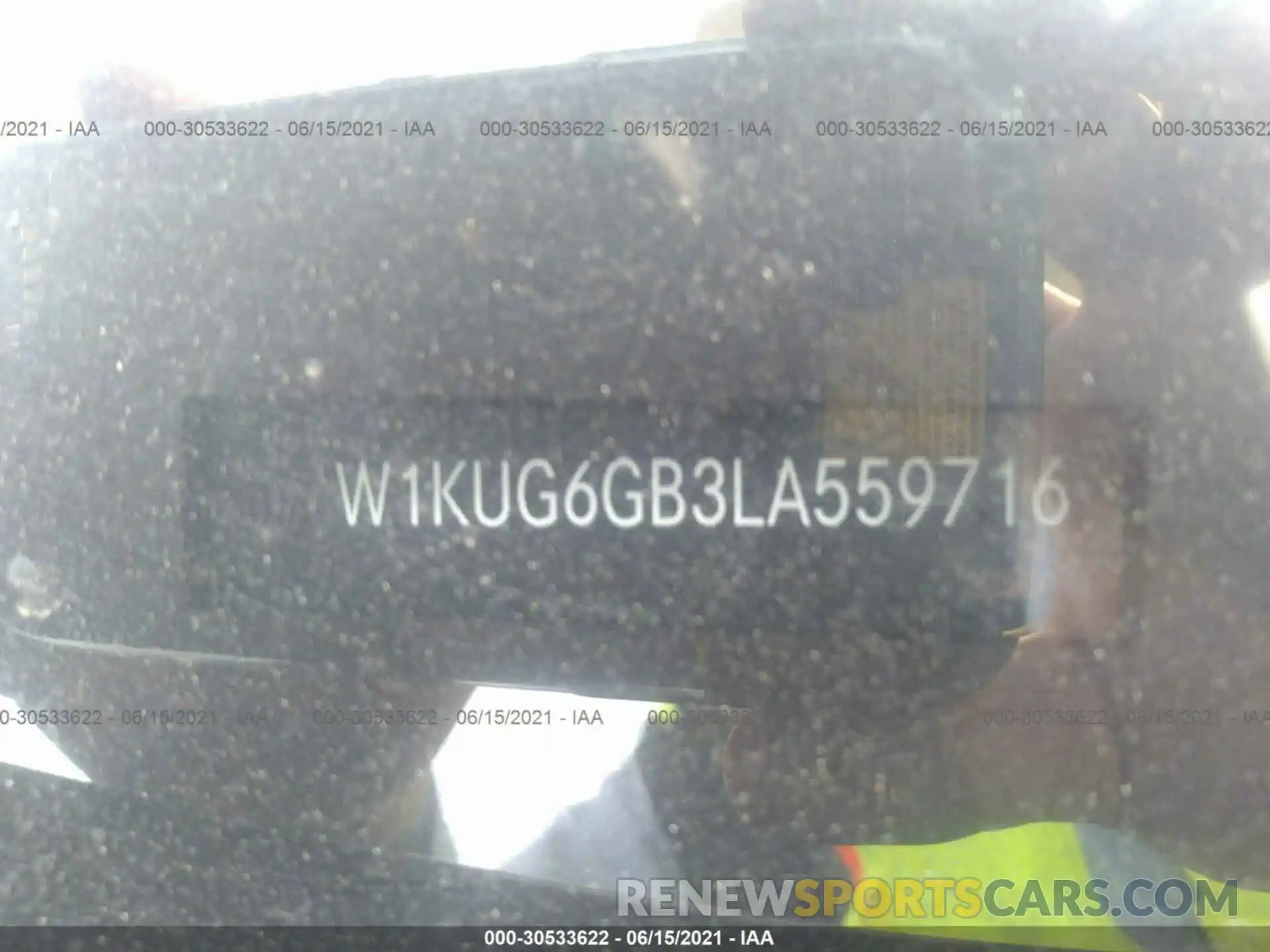 9 Photograph of a damaged car W1KUG6GB3LA559716 MERCEDES-BENZ S-CLASS 2020