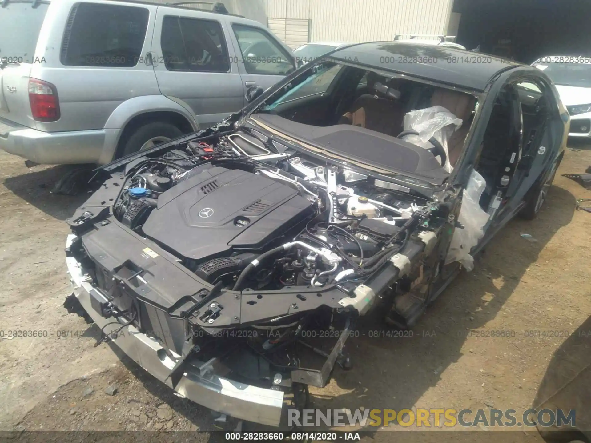 2 Фотография поврежденного автомобиля W1KUG8DB1LA528271 MERCEDES-BENZ S-CLASS 2020