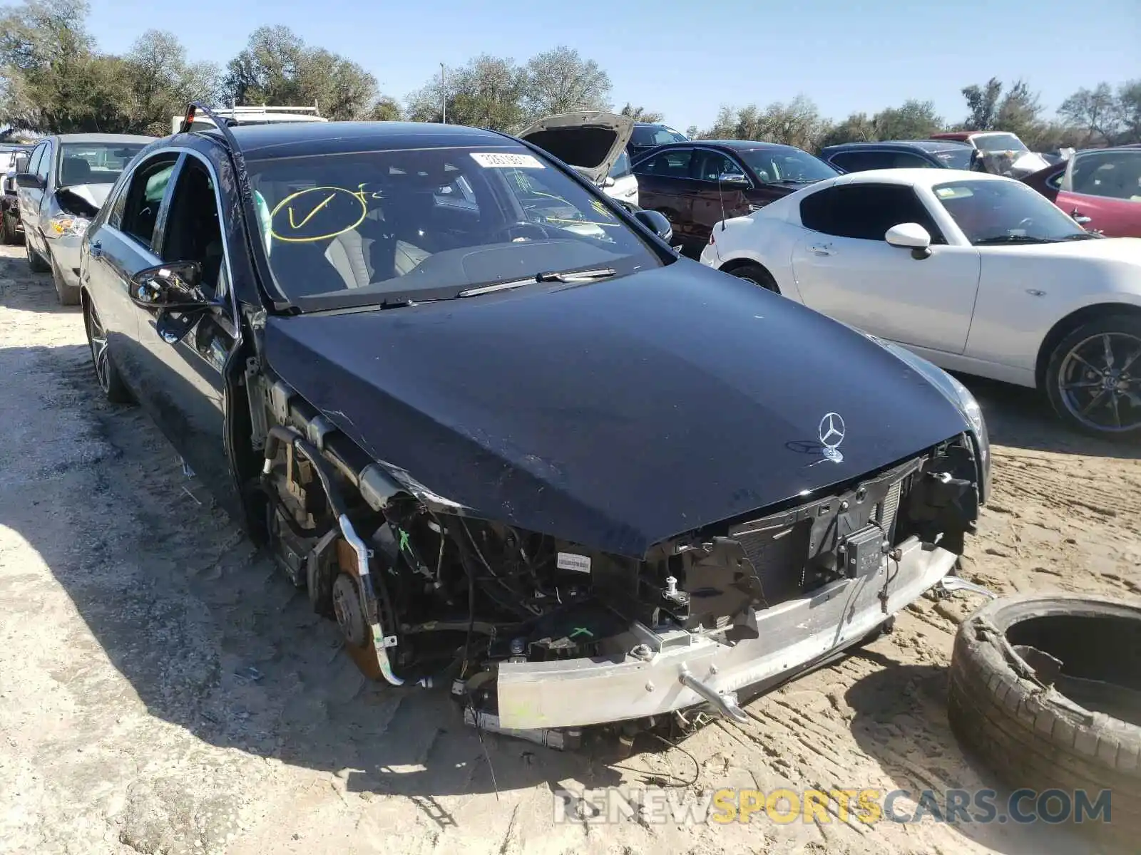 1 Фотография поврежденного автомобиля W1KUG8DB3LA532497 MERCEDES-BENZ S CLASS 2020