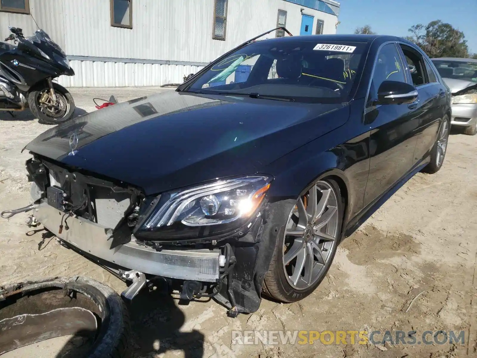 2 Photograph of a damaged car W1KUG8DB3LA532497 MERCEDES-BENZ S CLASS 2020