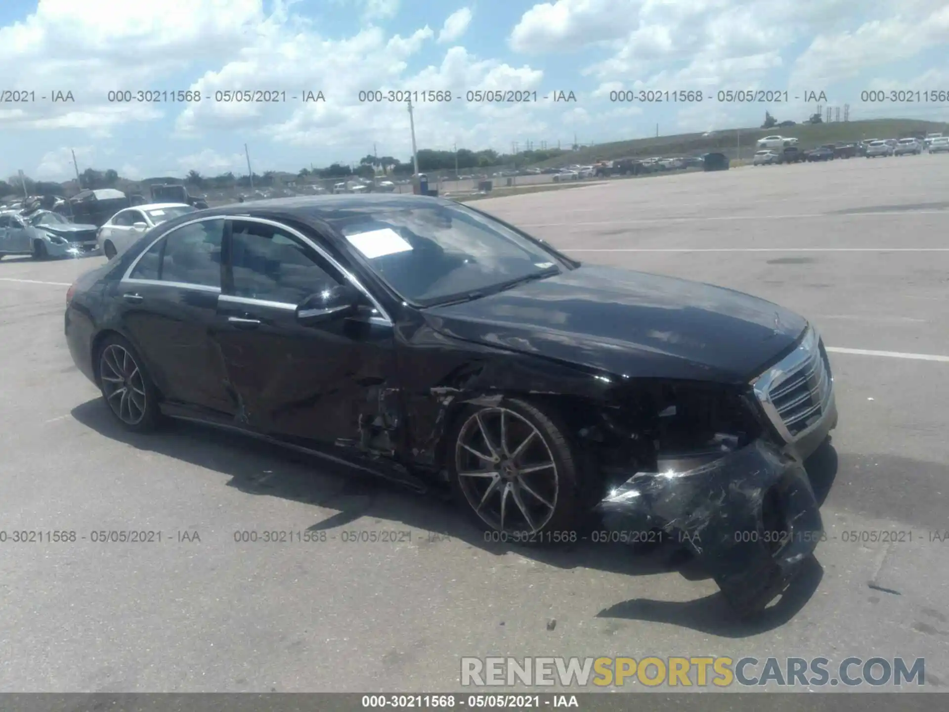 1 Photograph of a damaged car W1KUG8DB3LA553950 MERCEDES-BENZ S-CLASS 2020