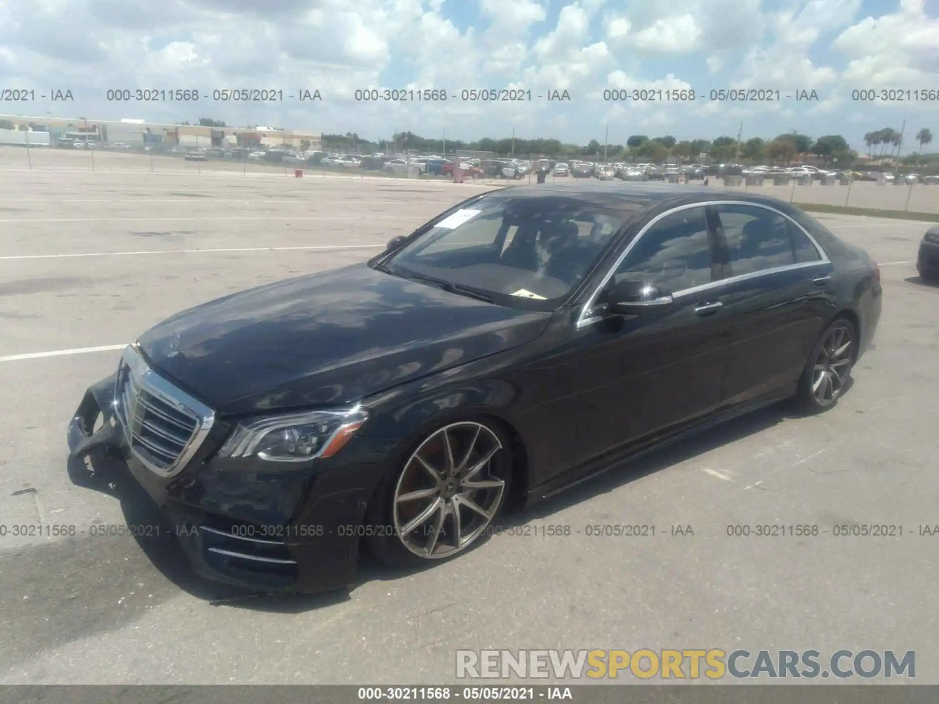 2 Photograph of a damaged car W1KUG8DB3LA553950 MERCEDES-BENZ S-CLASS 2020