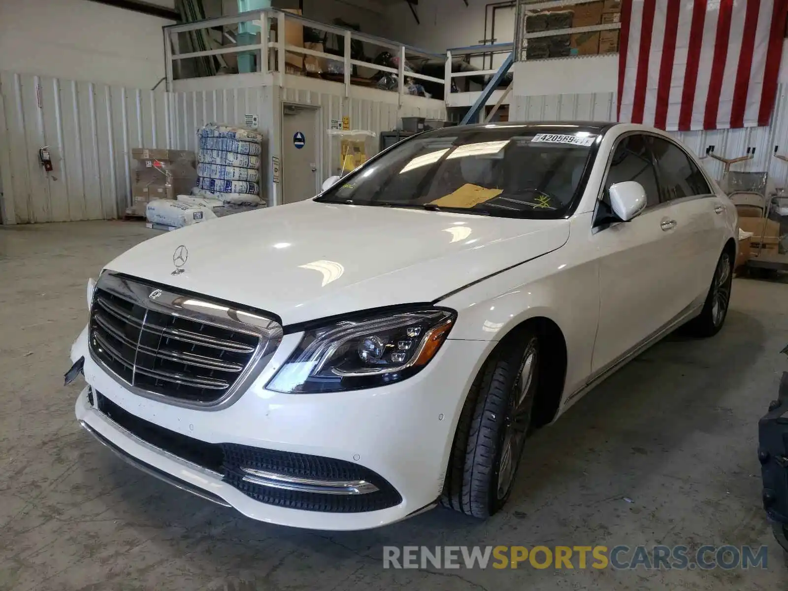 2 Photograph of a damaged car W1KUG8DB4LA587184 MERCEDES-BENZ S-CLASS 2020