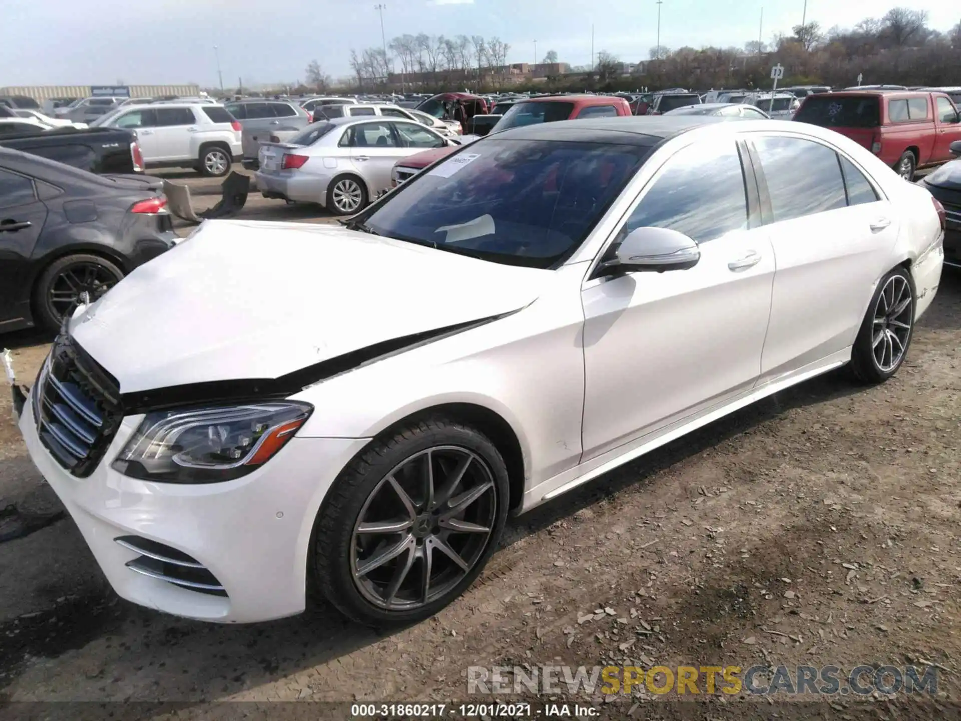 2 Photograph of a damaged car W1KUG8DB6LA563890 MERCEDES-BENZ S-CLASS 2020