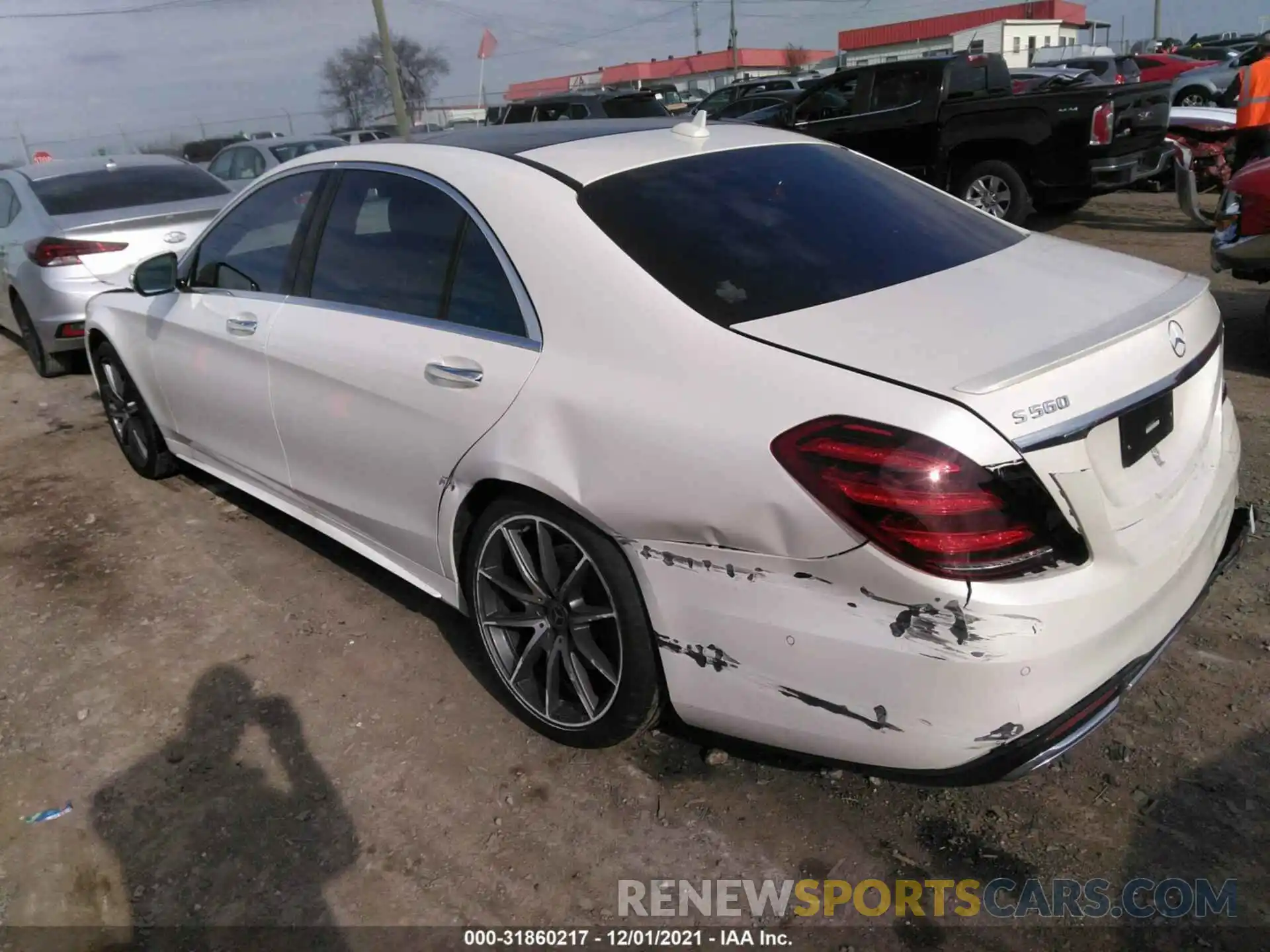 3 Photograph of a damaged car W1KUG8DB6LA563890 MERCEDES-BENZ S-CLASS 2020