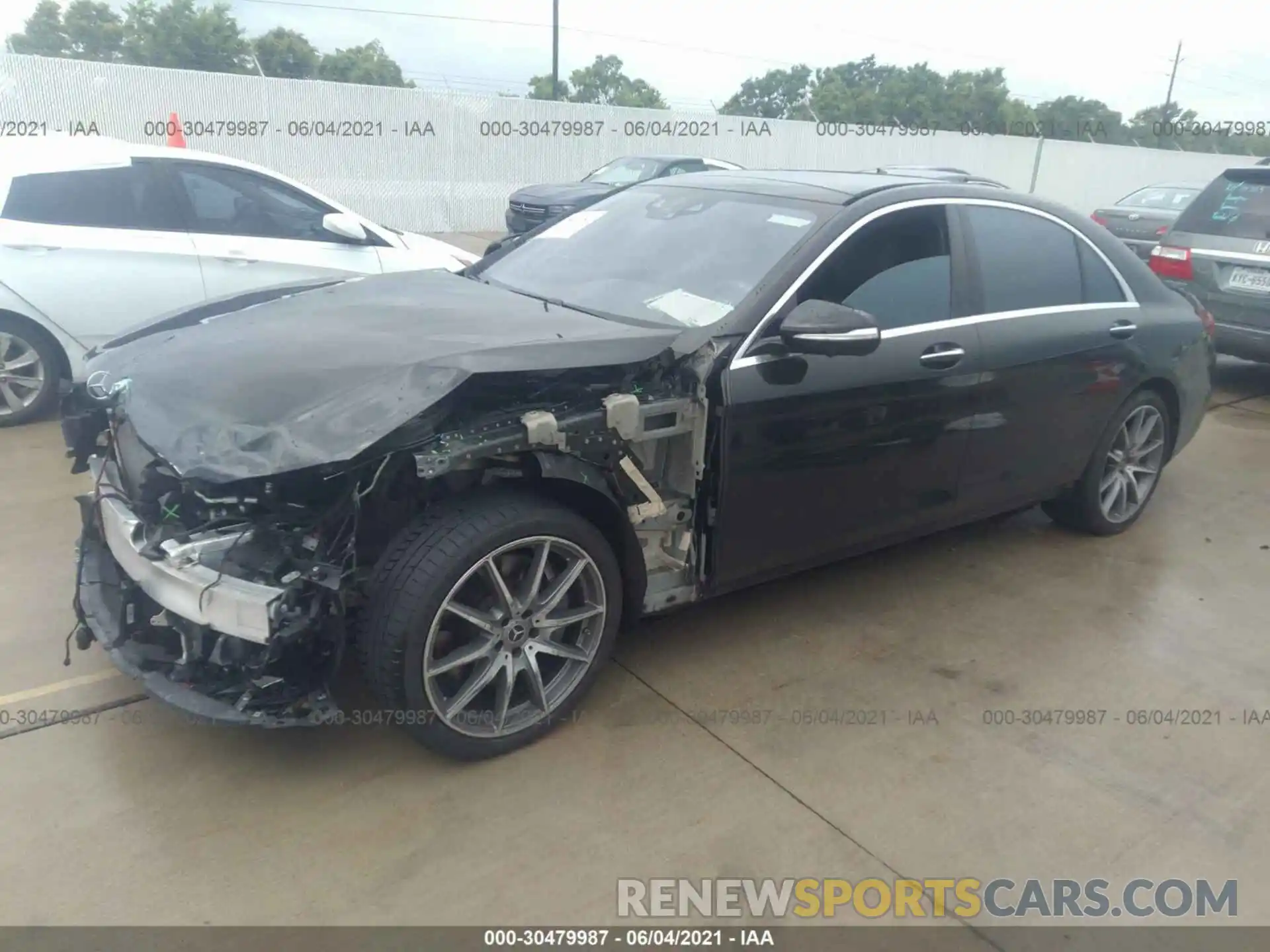 2 Photograph of a damaged car W1KUG8DB6LA566062 MERCEDES-BENZ S-CLASS 2020