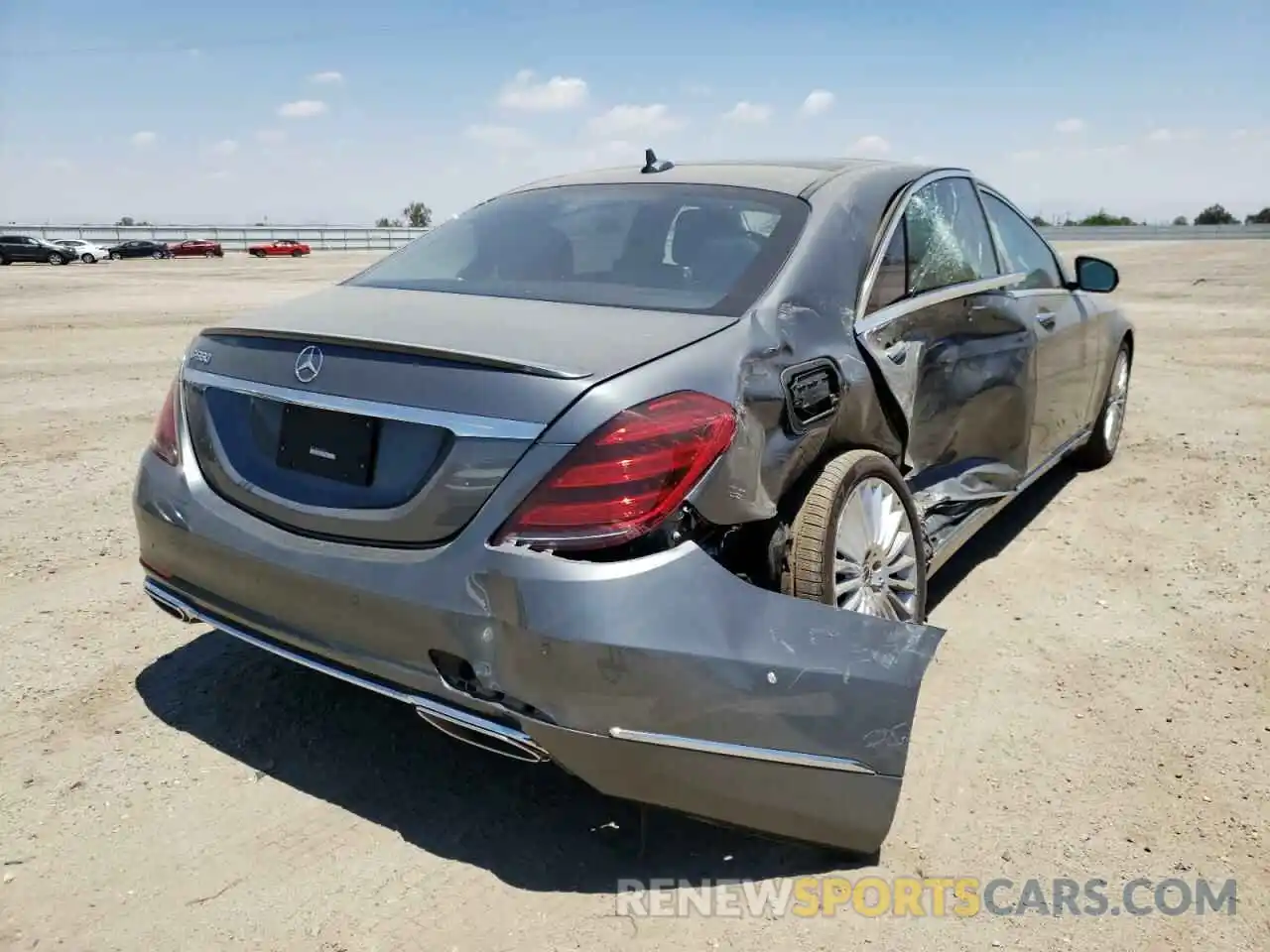 4 Photograph of a damaged car W1KUG8DB7LA551666 MERCEDES-BENZ S-CLASS 2020