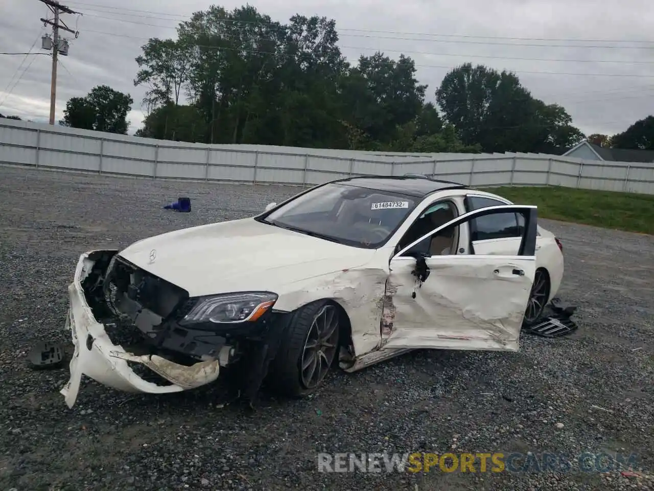 2 Photograph of a damaged car W1KUG8DB8LA558349 MERCEDES-BENZ S-CLASS 2020