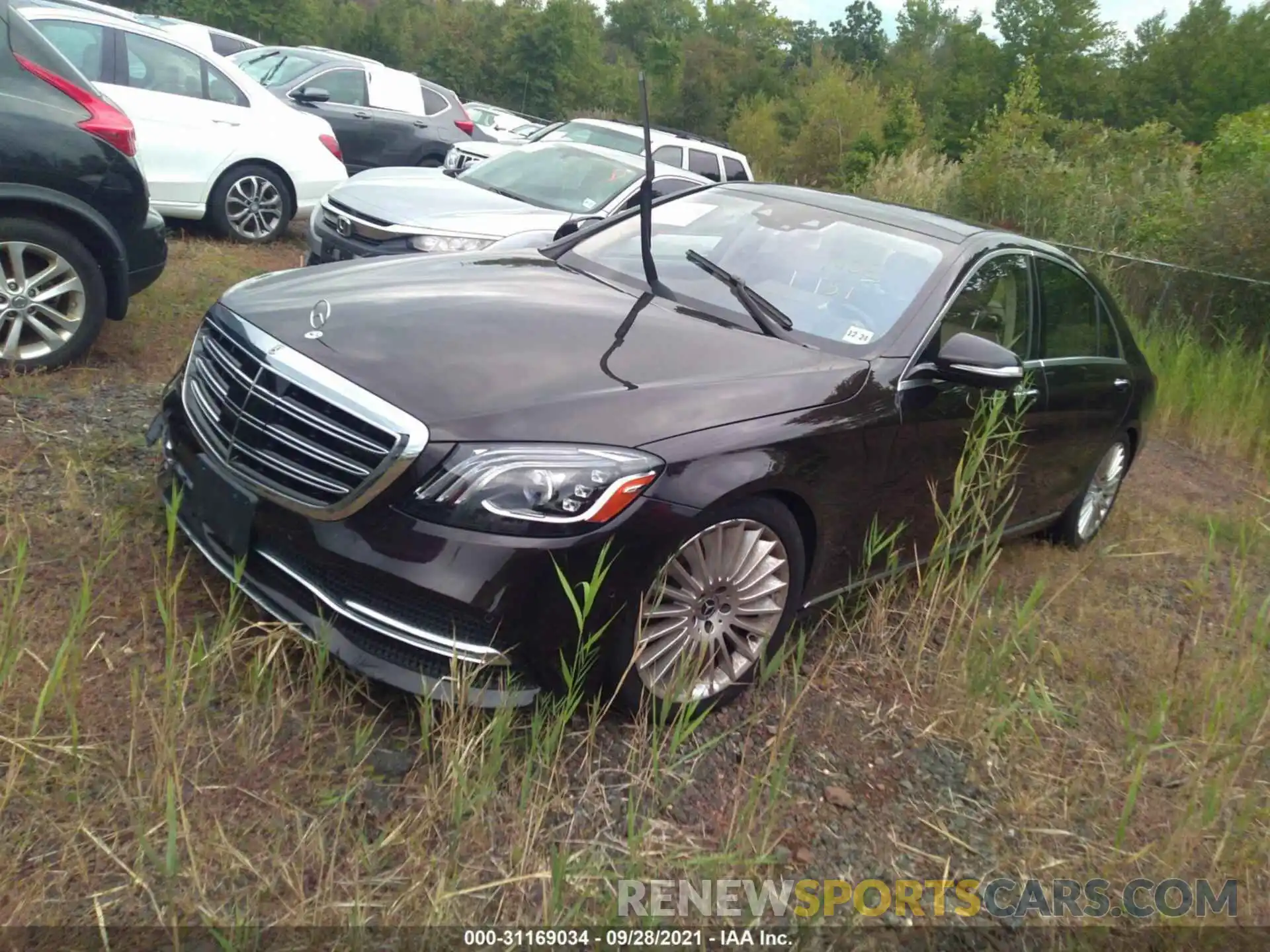 2 Photograph of a damaged car W1KUG8GB0LA528130 MERCEDES-BENZ S-CLASS 2020