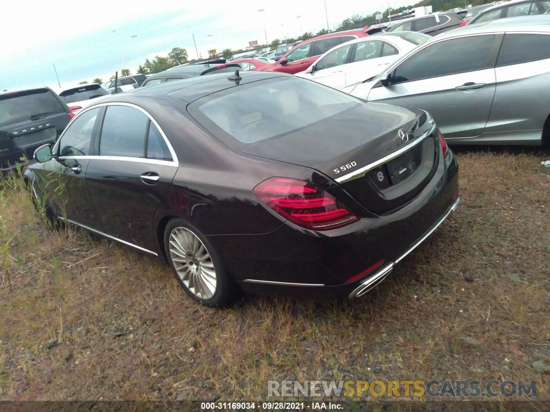 3 Photograph of a damaged car W1KUG8GB0LA528130 MERCEDES-BENZ S-CLASS 2020