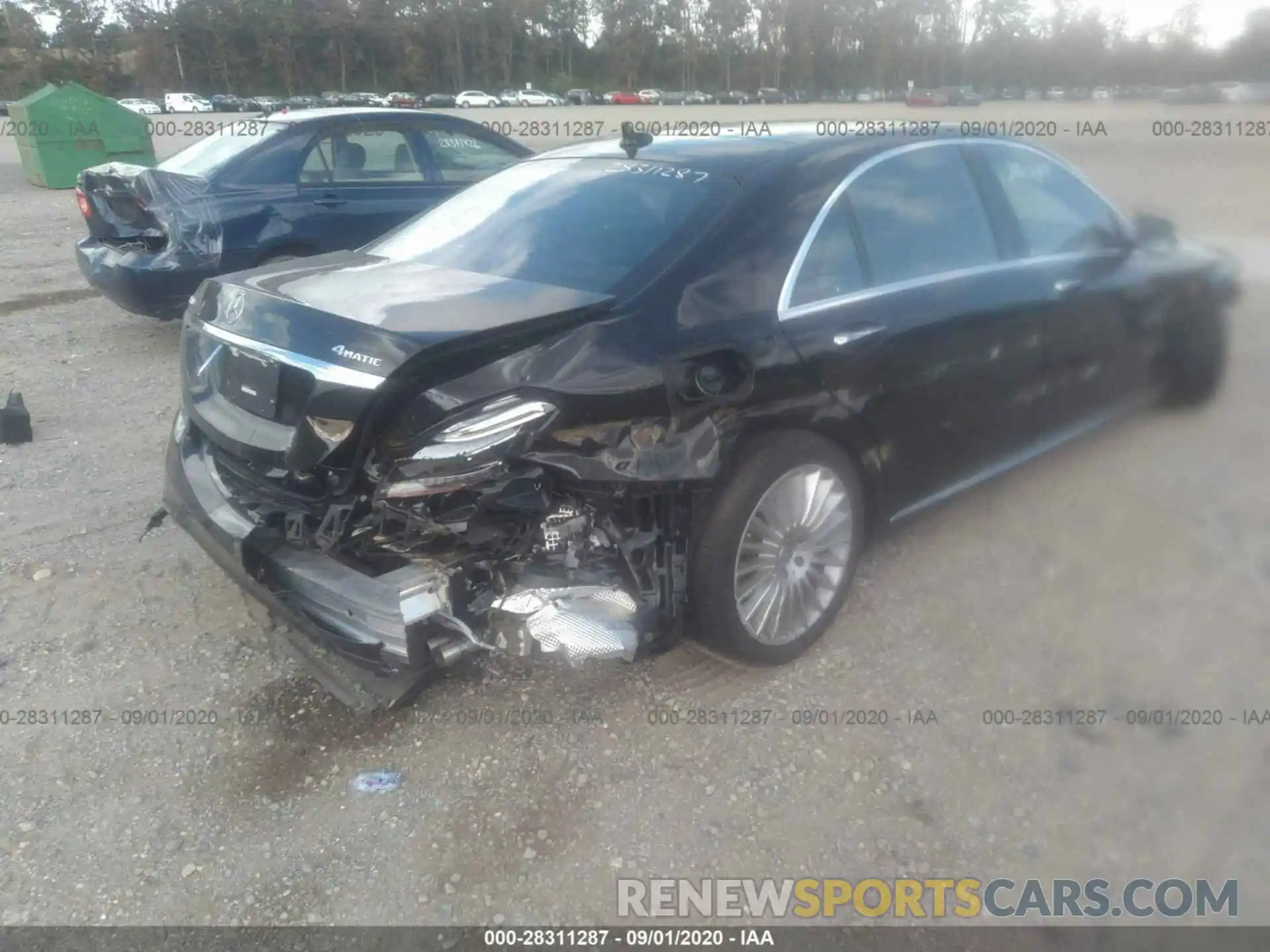 4 Фотография поврежденного автомобиля W1KUG8GB3LA562014 MERCEDES-BENZ S-CLASS 2020