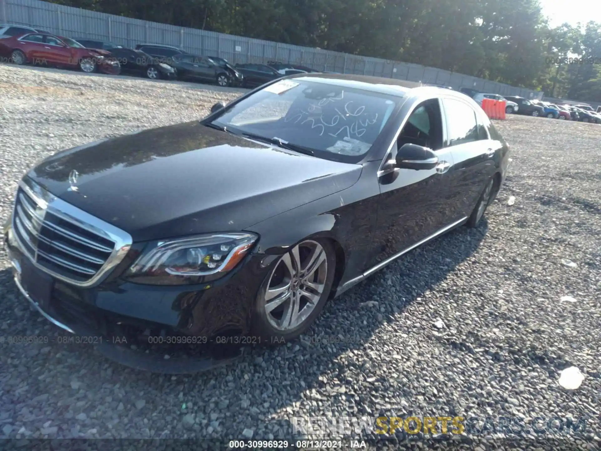 2 Photograph of a damaged car W1KUG8GB5LA527765 MERCEDES-BENZ S-CLASS 2020