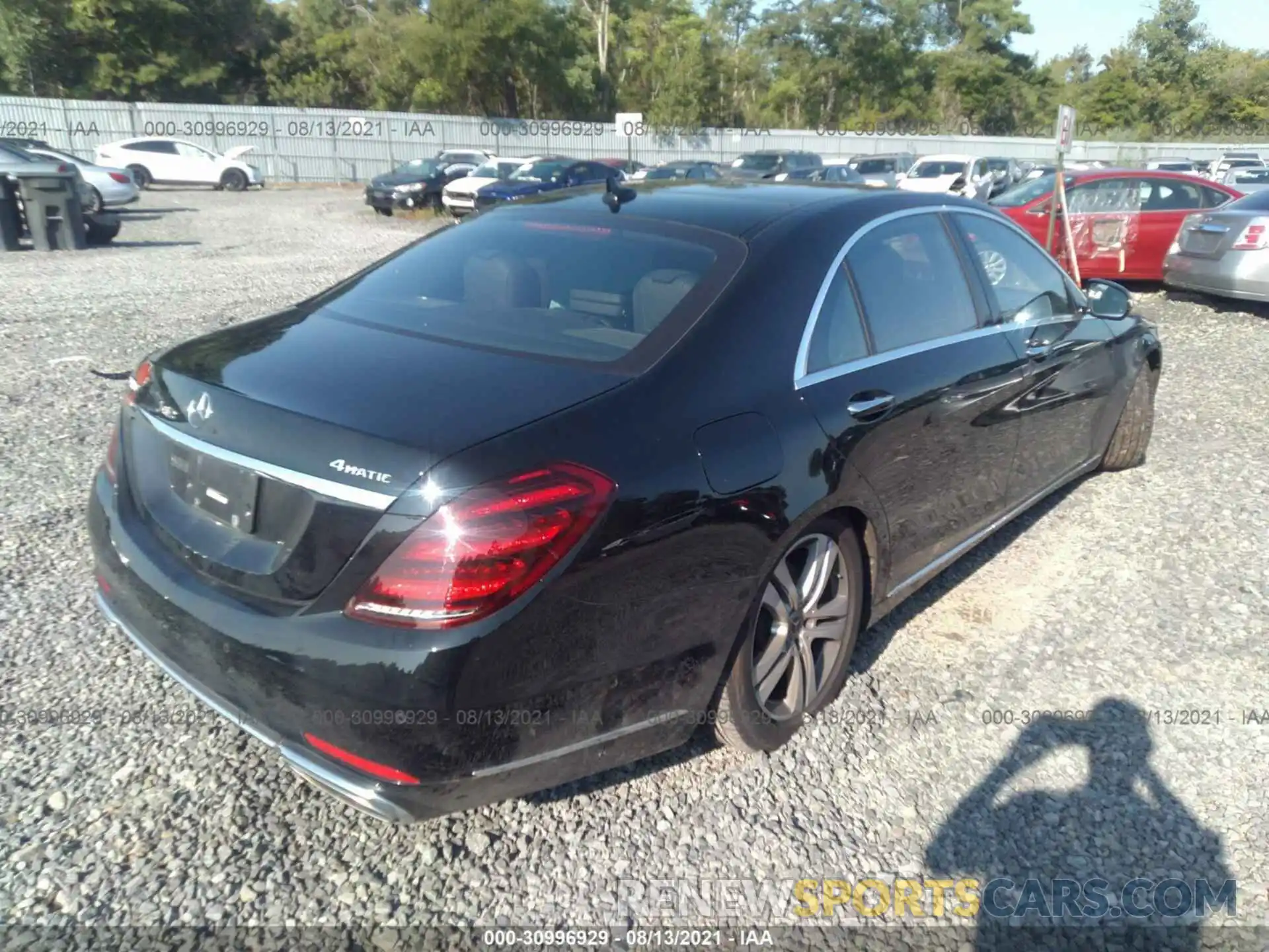 4 Photograph of a damaged car W1KUG8GB5LA527765 MERCEDES-BENZ S-CLASS 2020