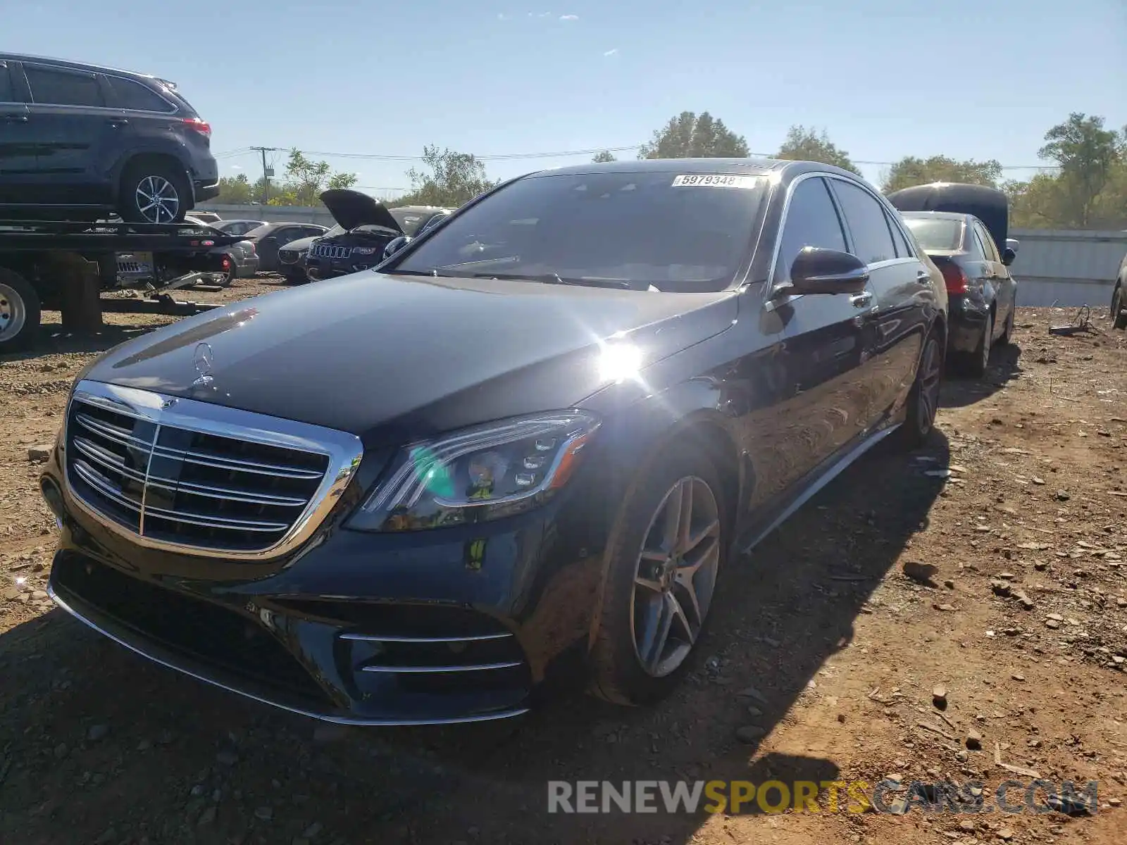 2 Photograph of a damaged car W1KUG8GB6LA530061 MERCEDES-BENZ S-CLASS 2020