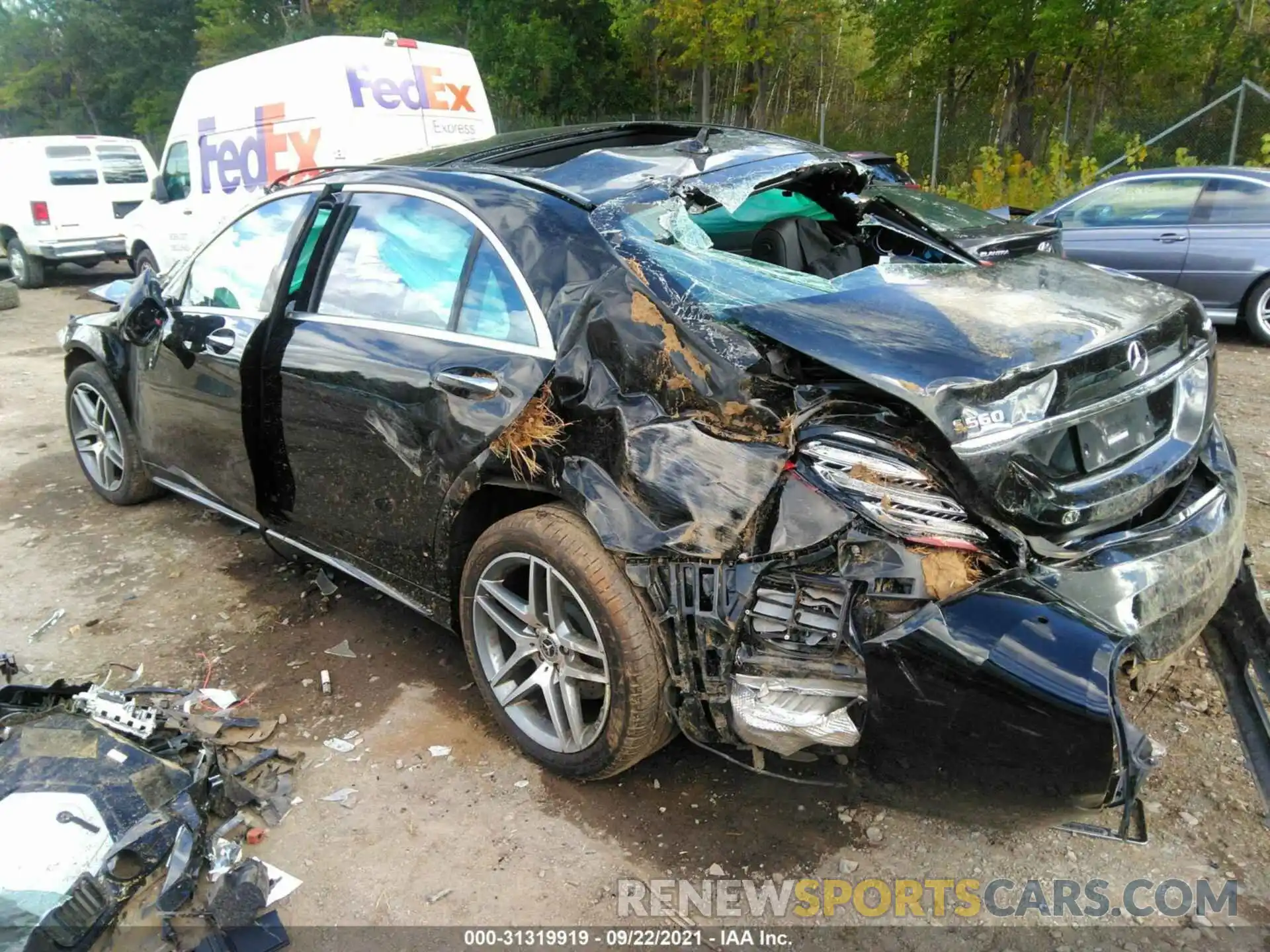 3 Photograph of a damaged car W1KUG8GB6LA571001 MERCEDES-BENZ S-CLASS 2020