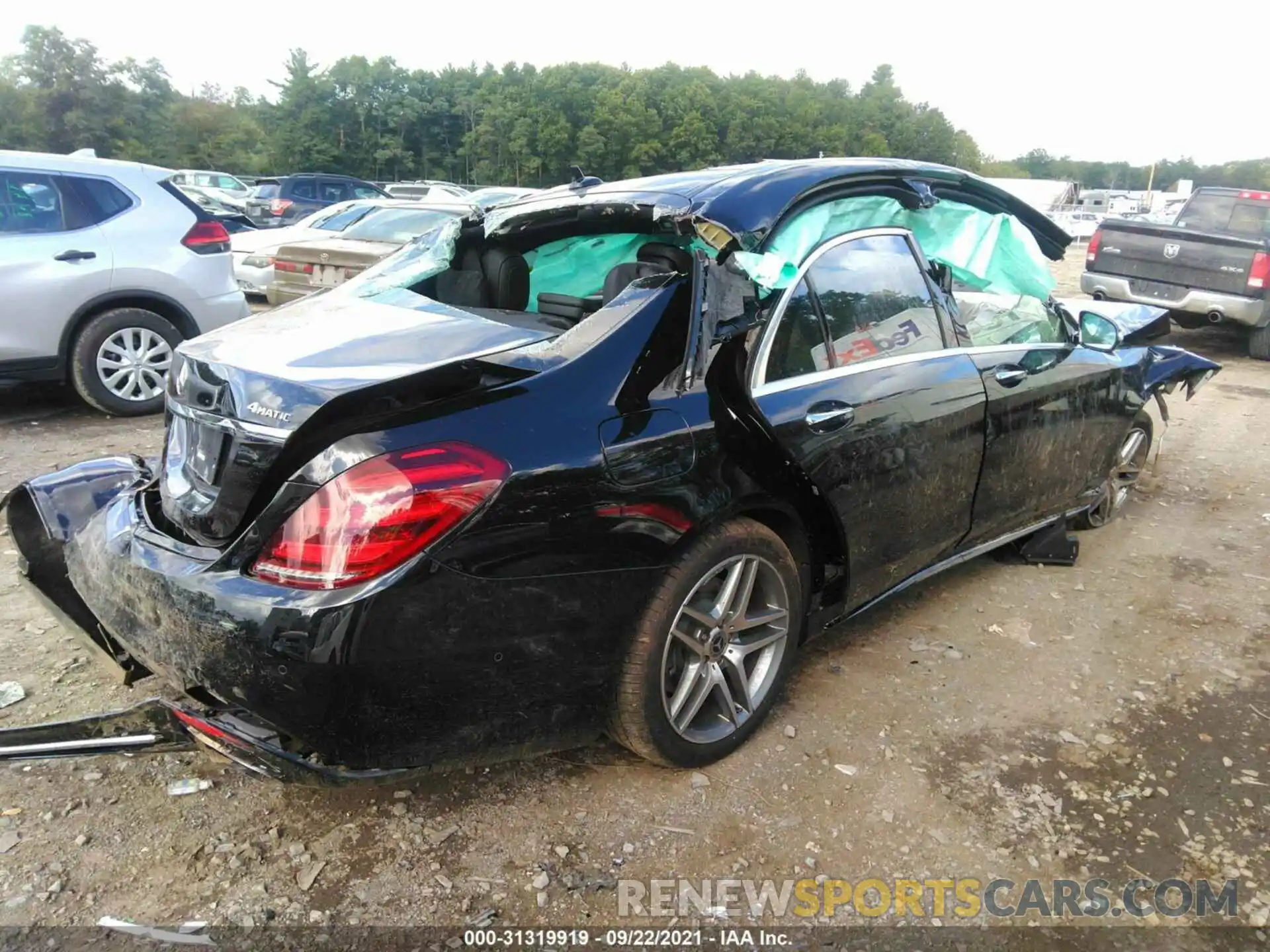 4 Photograph of a damaged car W1KUG8GB6LA571001 MERCEDES-BENZ S-CLASS 2020