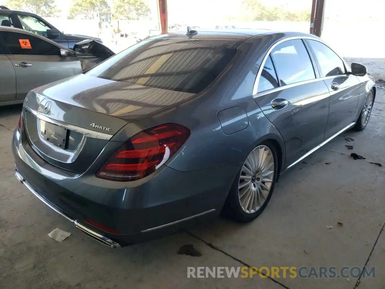 4 Photograph of a damaged car W1KUG8GB7LA562176 MERCEDES-BENZ S-CLASS 2020