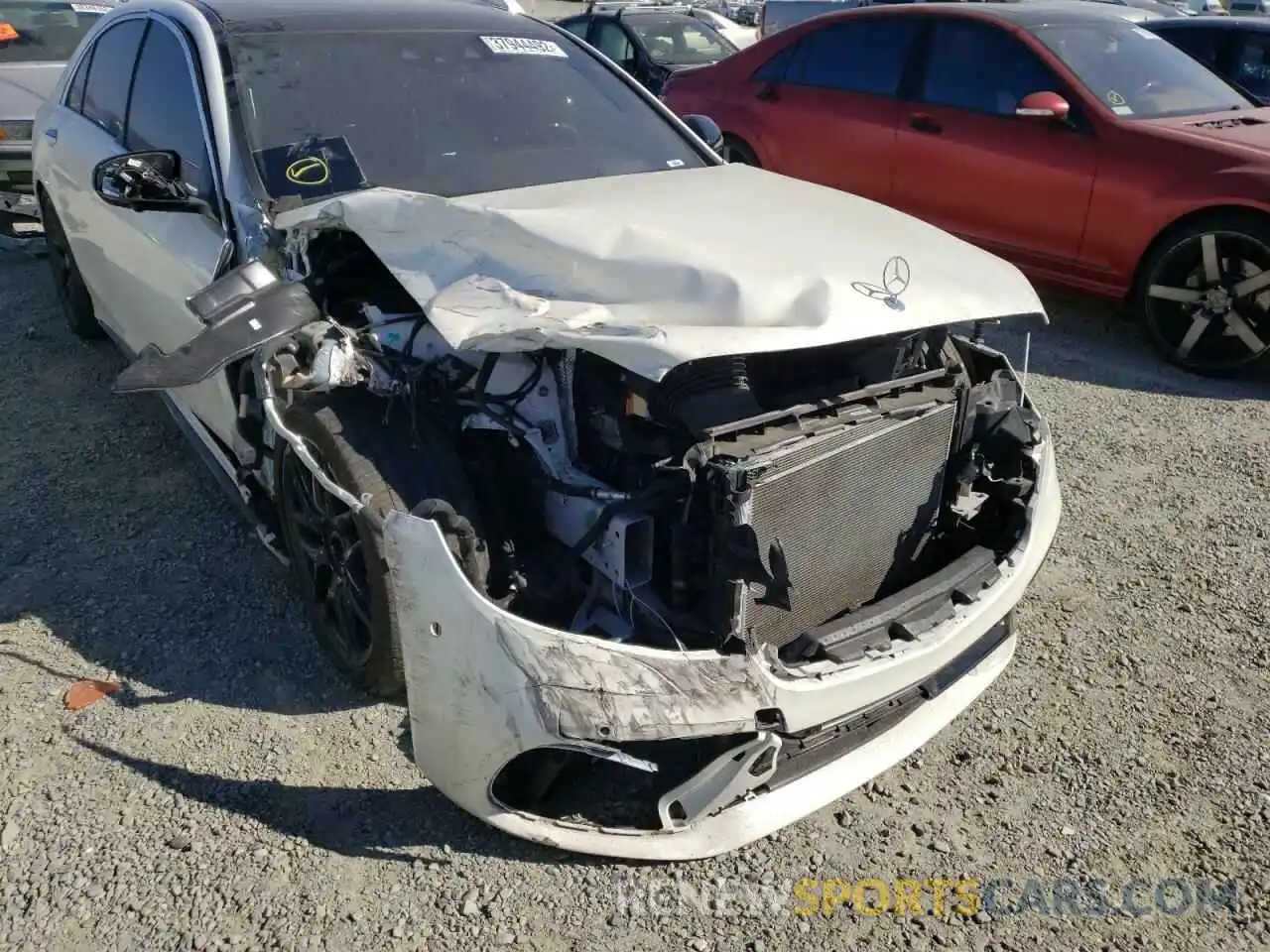 9 Photograph of a damaged car W1KUG8JB8LA552636 MERCEDES-BENZ S-CLASS 2020