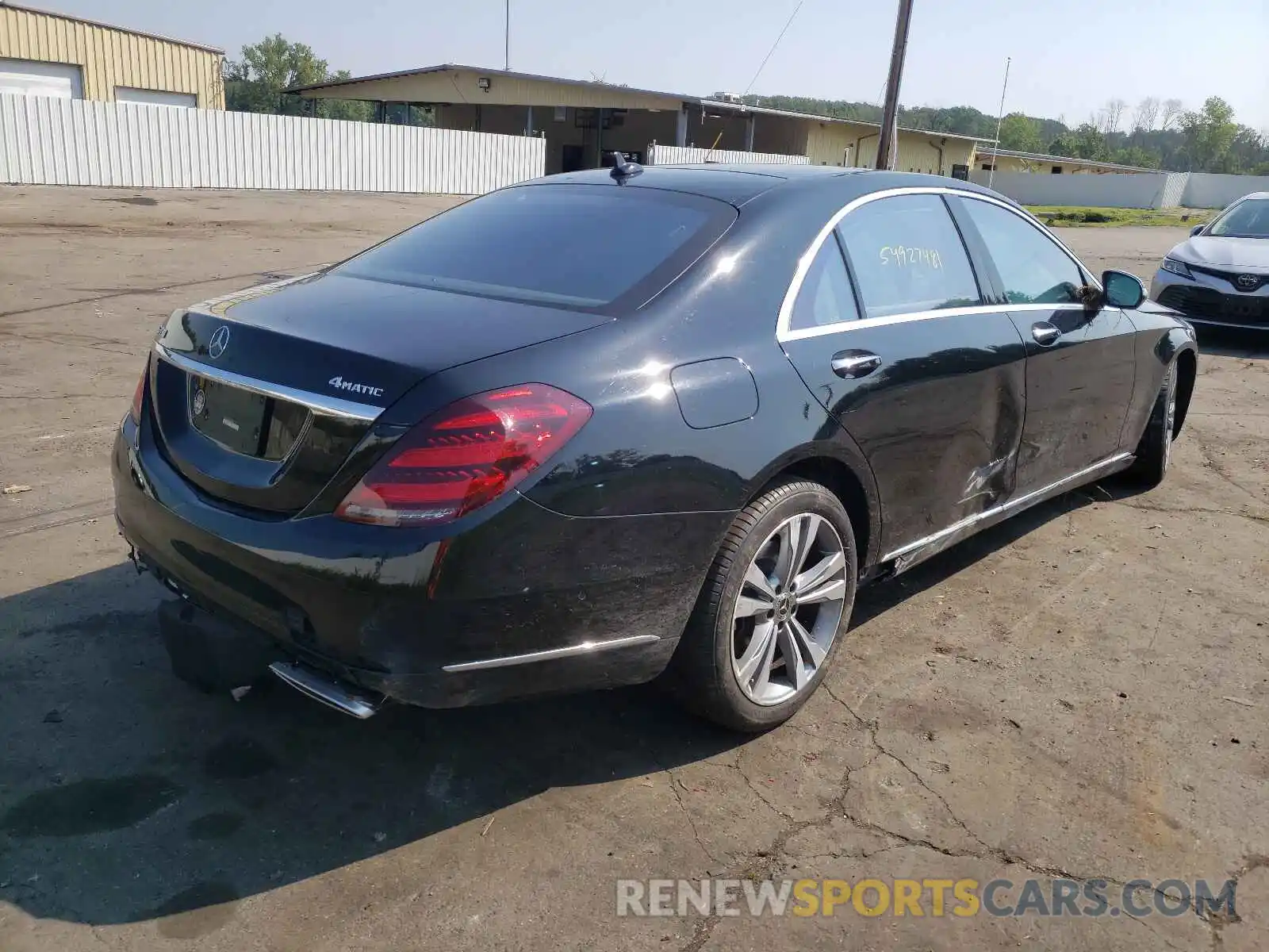 4 Photograph of a damaged car WDDUG6EB0LA502019 MERCEDES-BENZ S-CLASS 2020