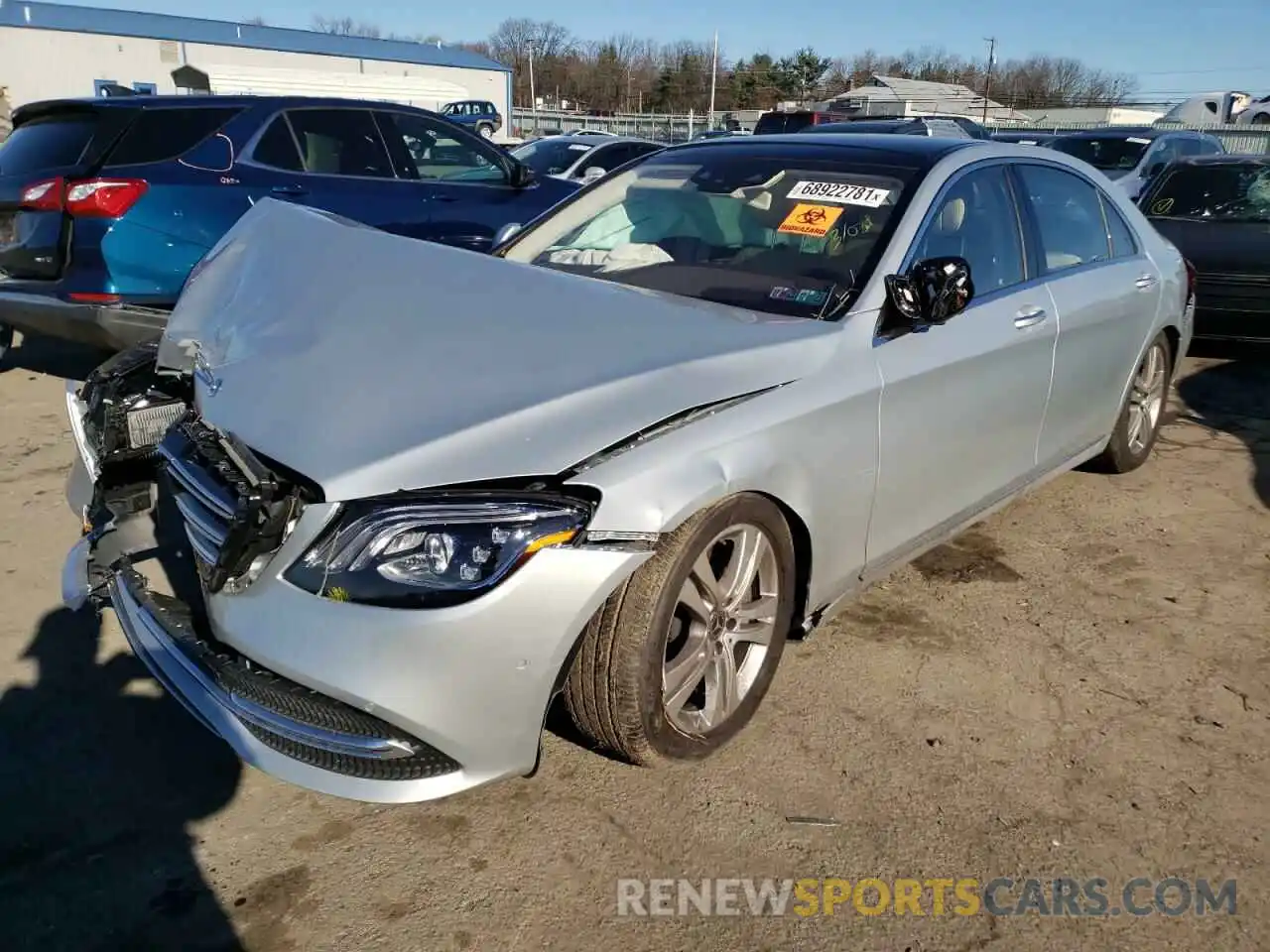 2 Photograph of a damaged car WDDUG6EB2LA524961 MERCEDES-BENZ S-CLASS 2020