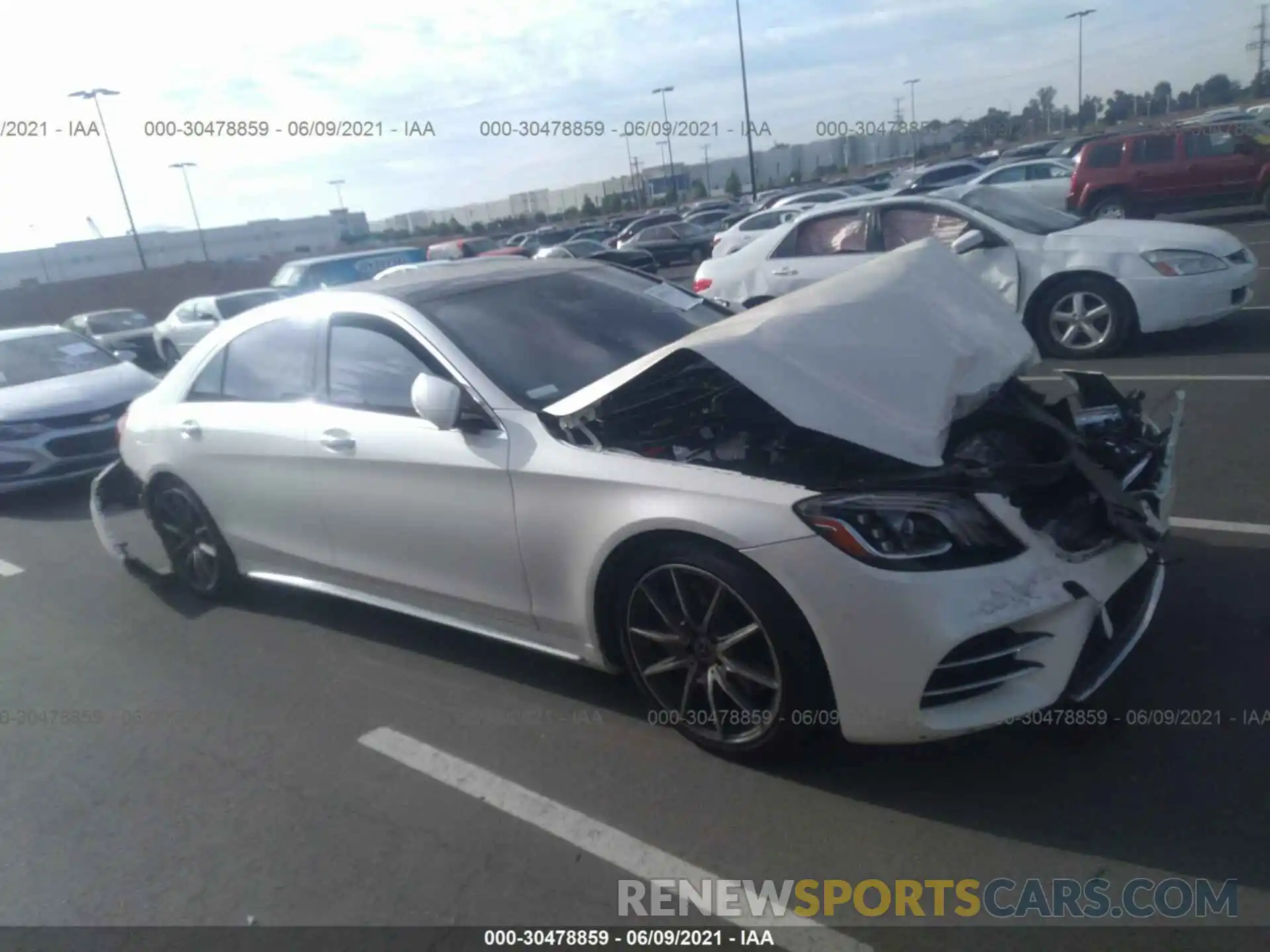 1 Photograph of a damaged car WDDUG6GB1LA502804 MERCEDES-BENZ S-CLASS 2020