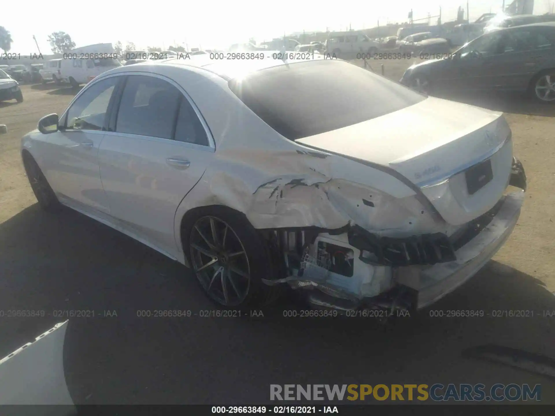 3 Photograph of a damaged car WDDUG6GB4LA497713 MERCEDES-BENZ S-CLASS 2020