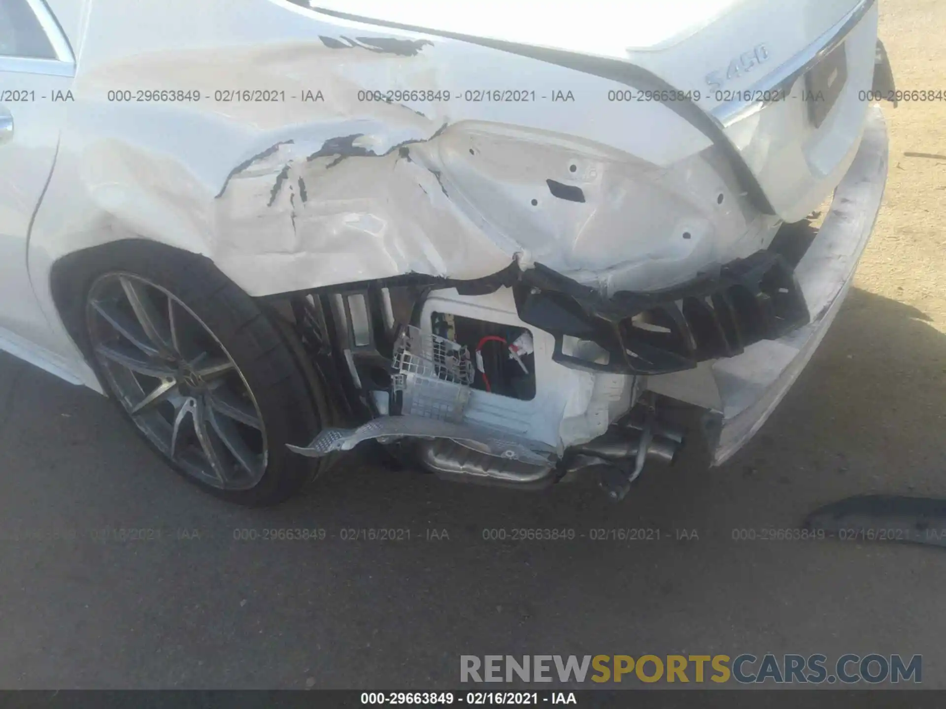 6 Photograph of a damaged car WDDUG6GB4LA497713 MERCEDES-BENZ S-CLASS 2020