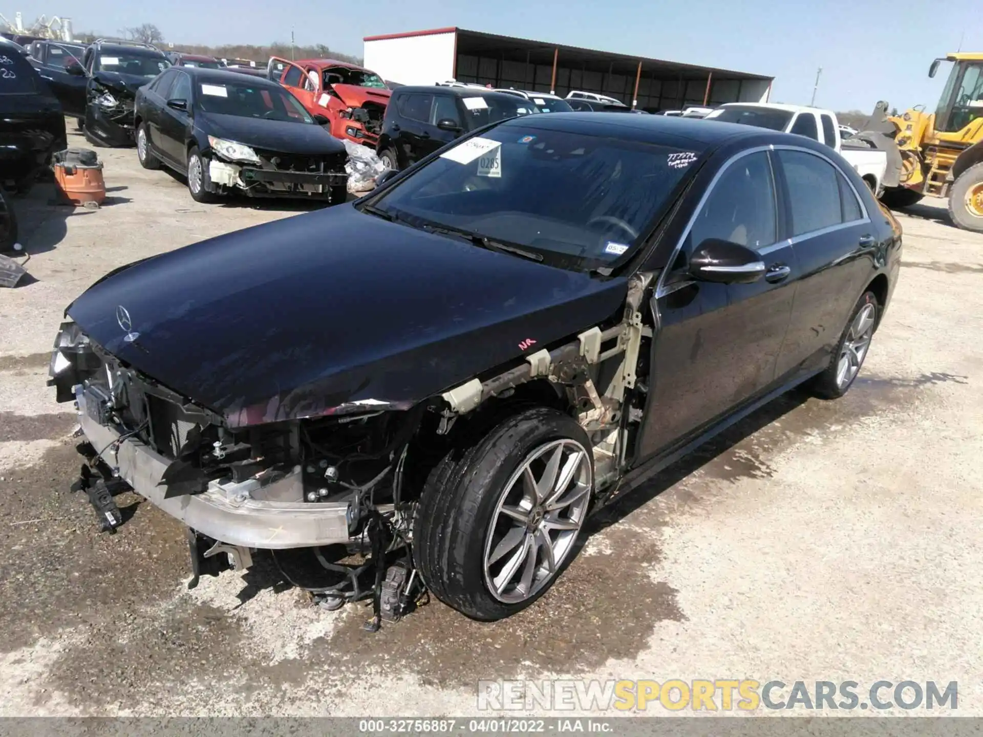 2 Photograph of a damaged car WDDUG6GB4LA504272 MERCEDES-BENZ S-CLASS 2020