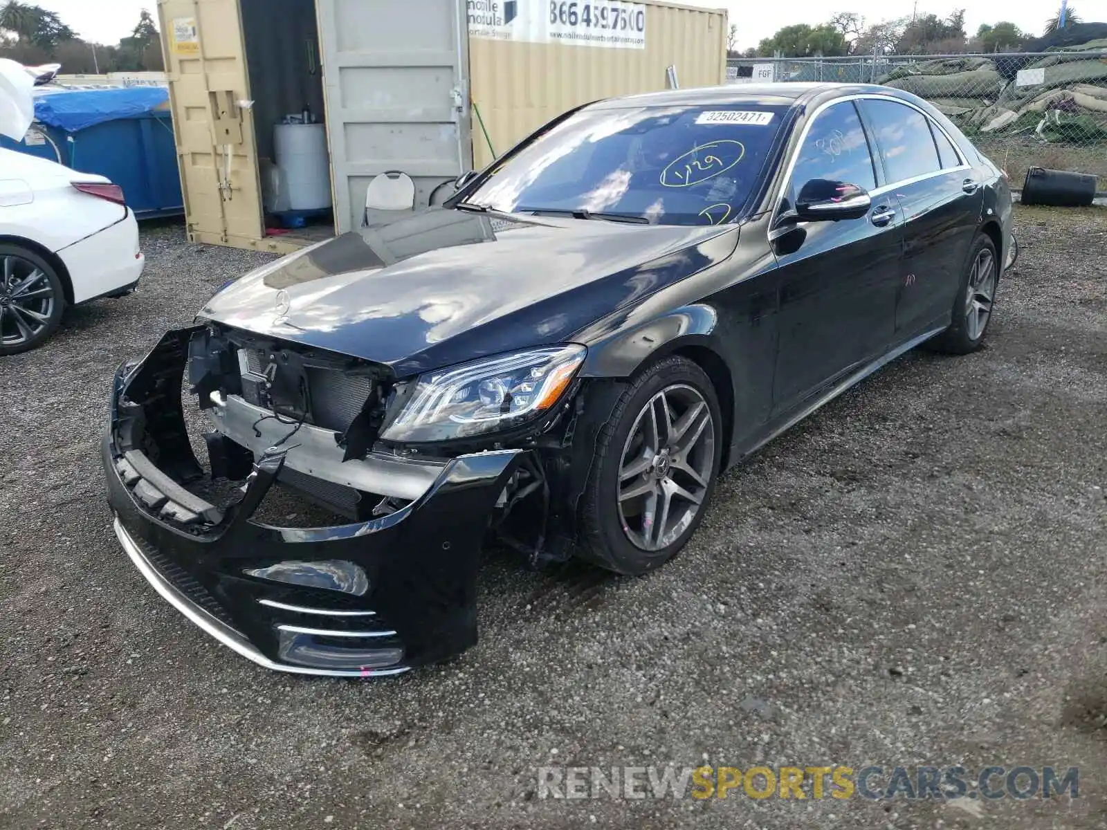 2 Photograph of a damaged car WDDUG6GB7LA506484 MERCEDES-BENZ S CLASS 2020