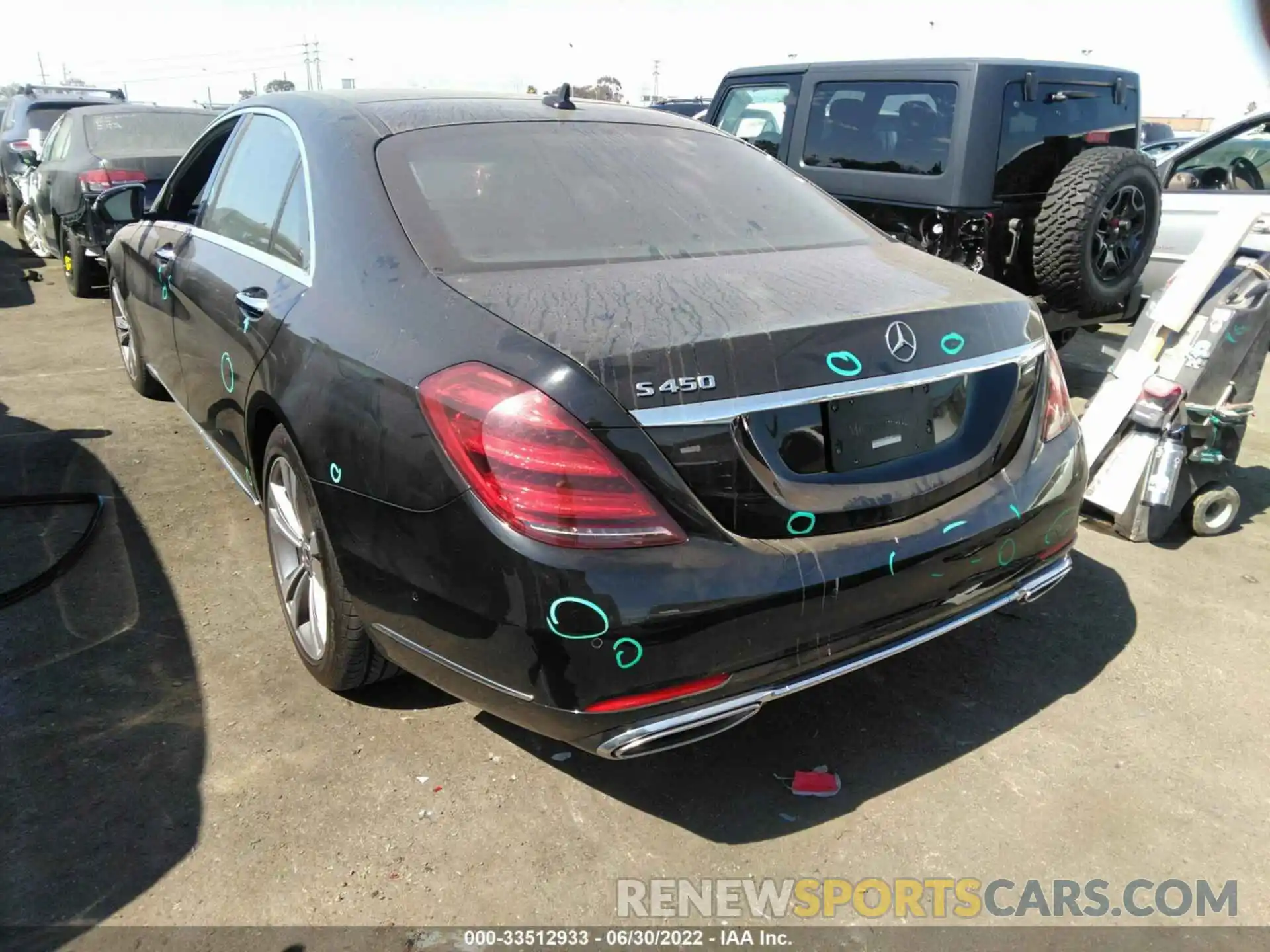 3 Фотография поврежденного автомобиля WDDUG6GB9LA508186 MERCEDES-BENZ S-CLASS 2020