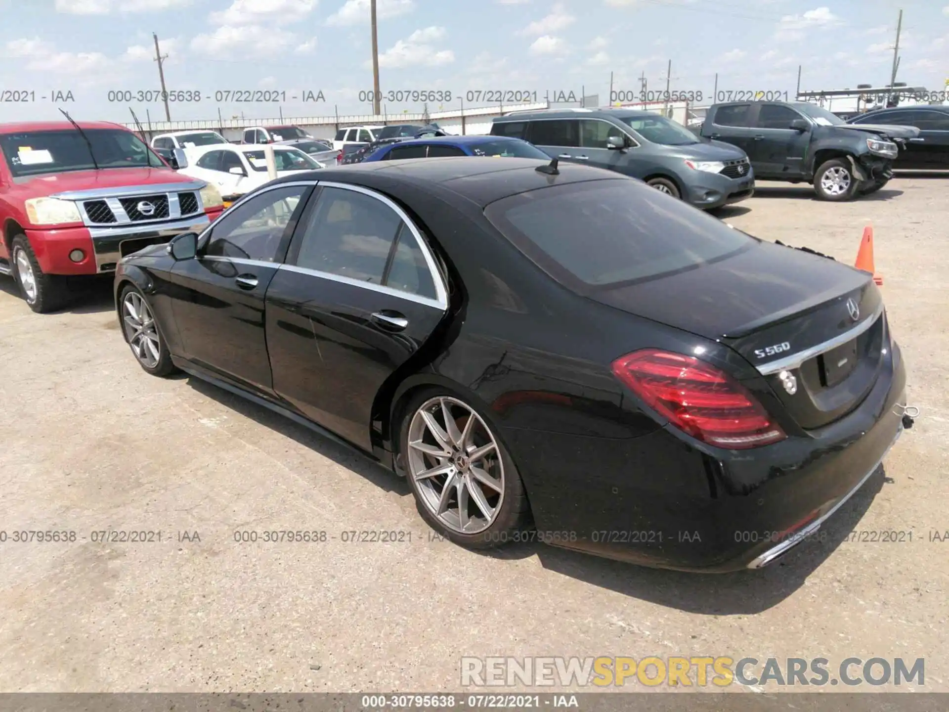 3 Photograph of a damaged car WDDUG8DB2LA511107 MERCEDES-BENZ S-CLASS 2020