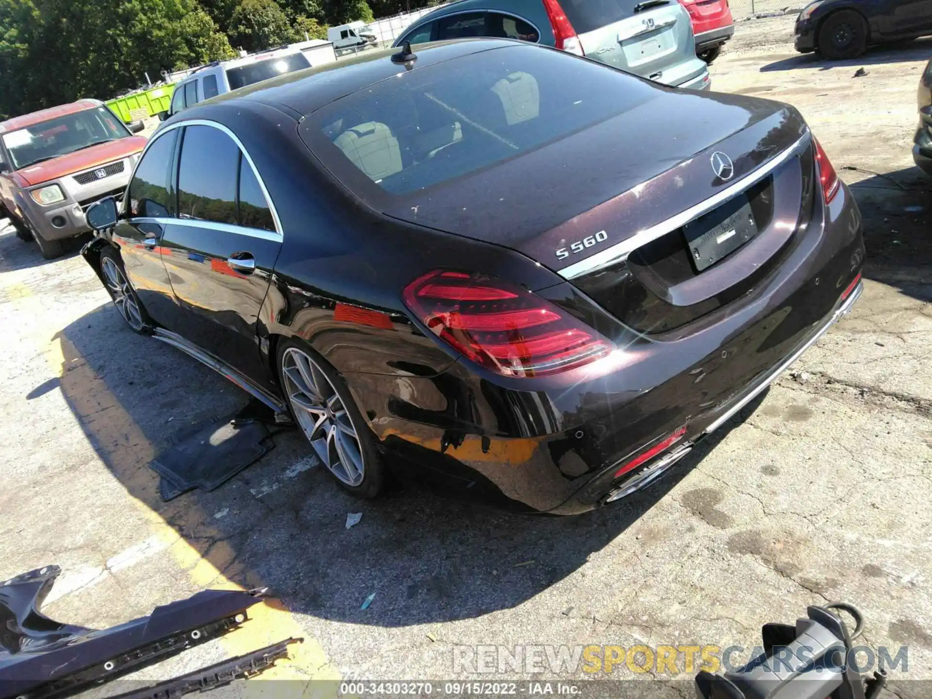 3 Photograph of a damaged car WDDUG8DB3LA510869 MERCEDES-BENZ S-CLASS 2020