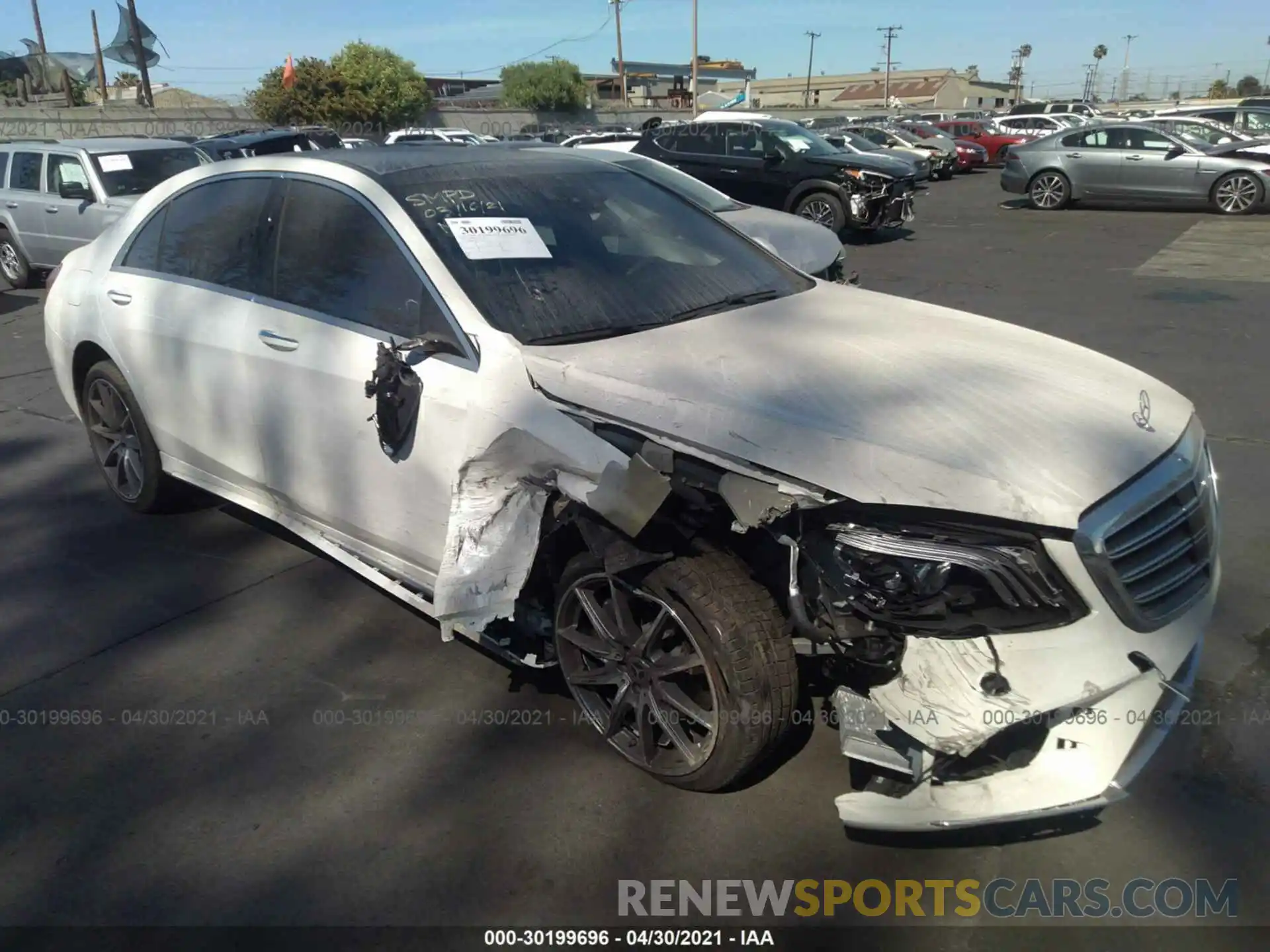 1 Photograph of a damaged car WDDUG8DB6LA510607 MERCEDES-BENZ S-CLASS 2020