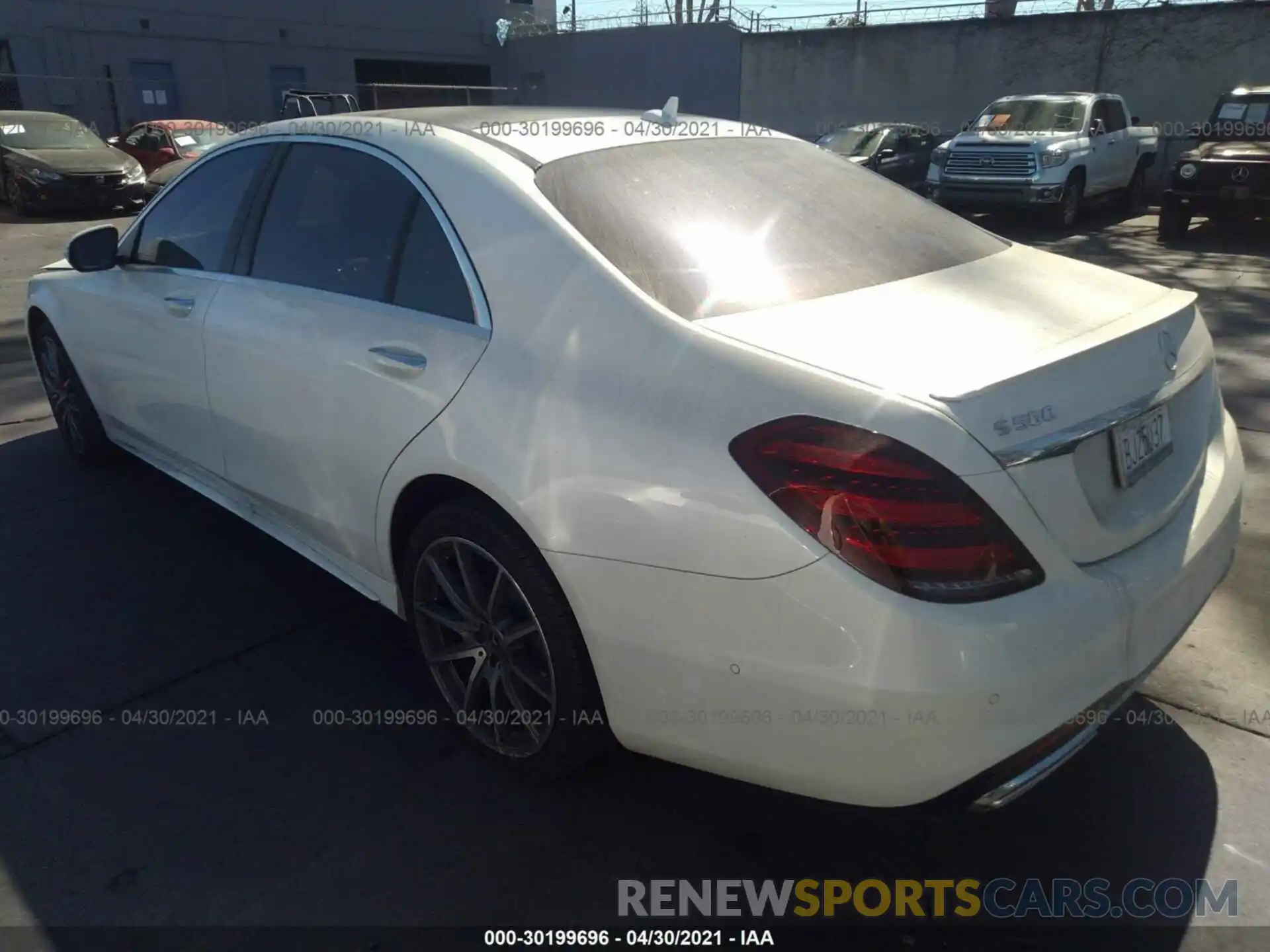 3 Photograph of a damaged car WDDUG8DB6LA510607 MERCEDES-BENZ S-CLASS 2020