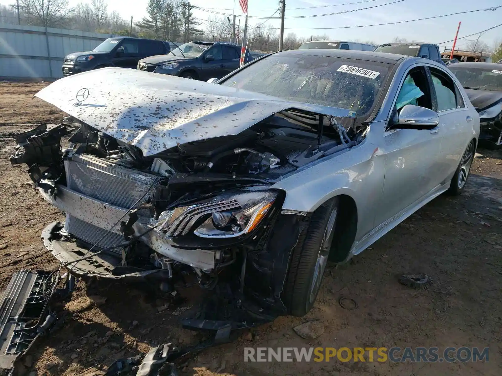 2 Photograph of a damaged car WDDUG8GB7LA519425 MERCEDES-BENZ S CLASS 2020