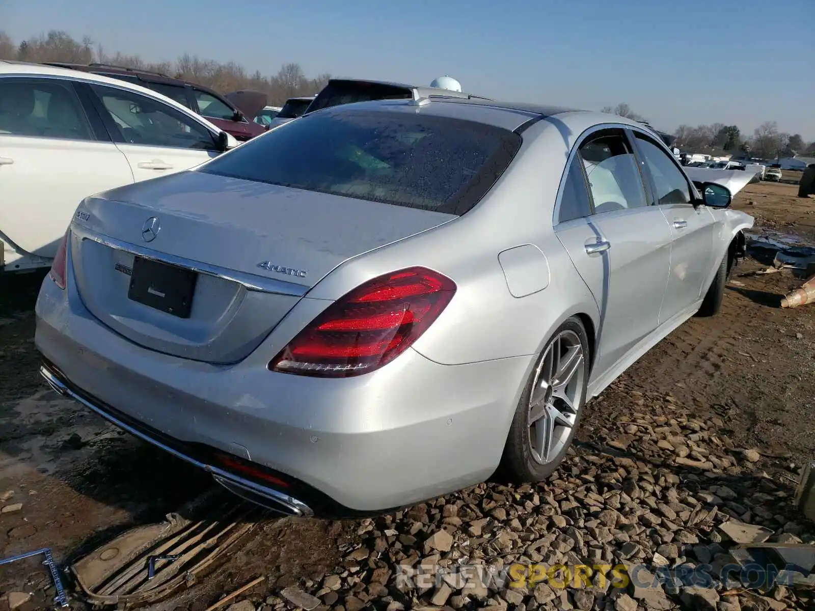 4 Фотография поврежденного автомобиля WDDUG8GB7LA519425 MERCEDES-BENZ S CLASS 2020