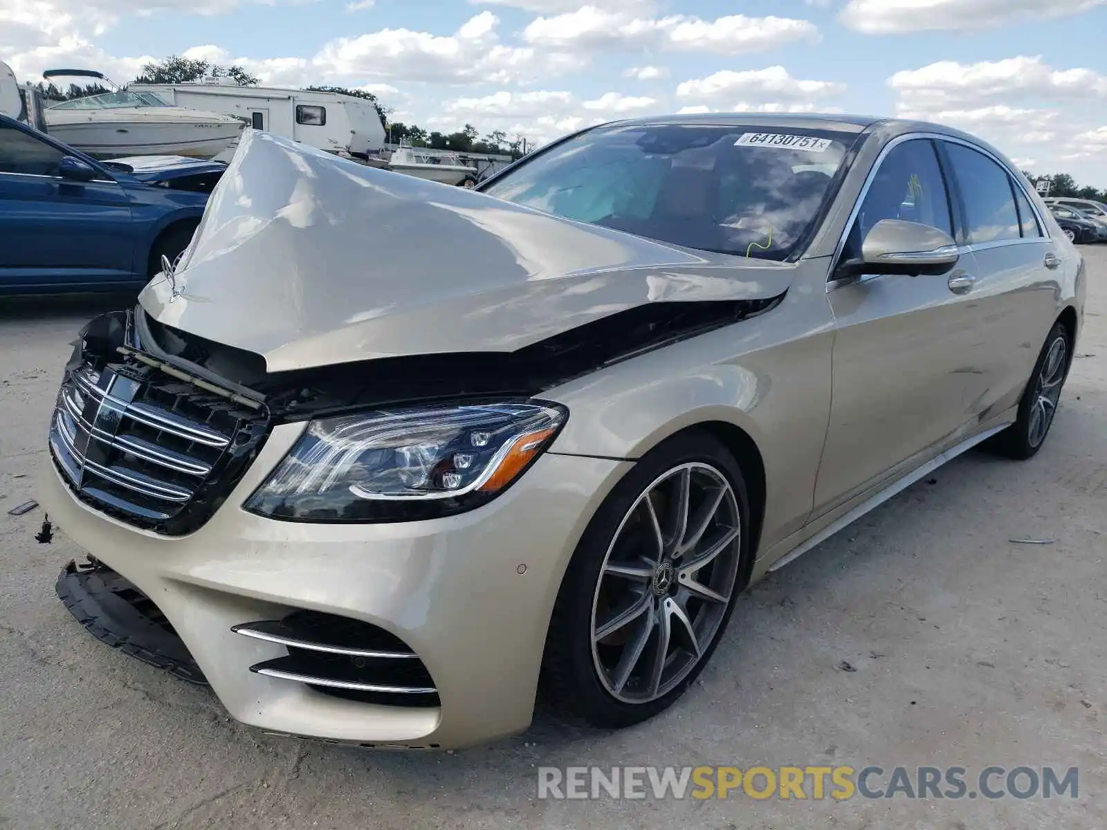 2 Photograph of a damaged car WDDUG8GB7LA521725 MERCEDES-BENZ S-CLASS 2020